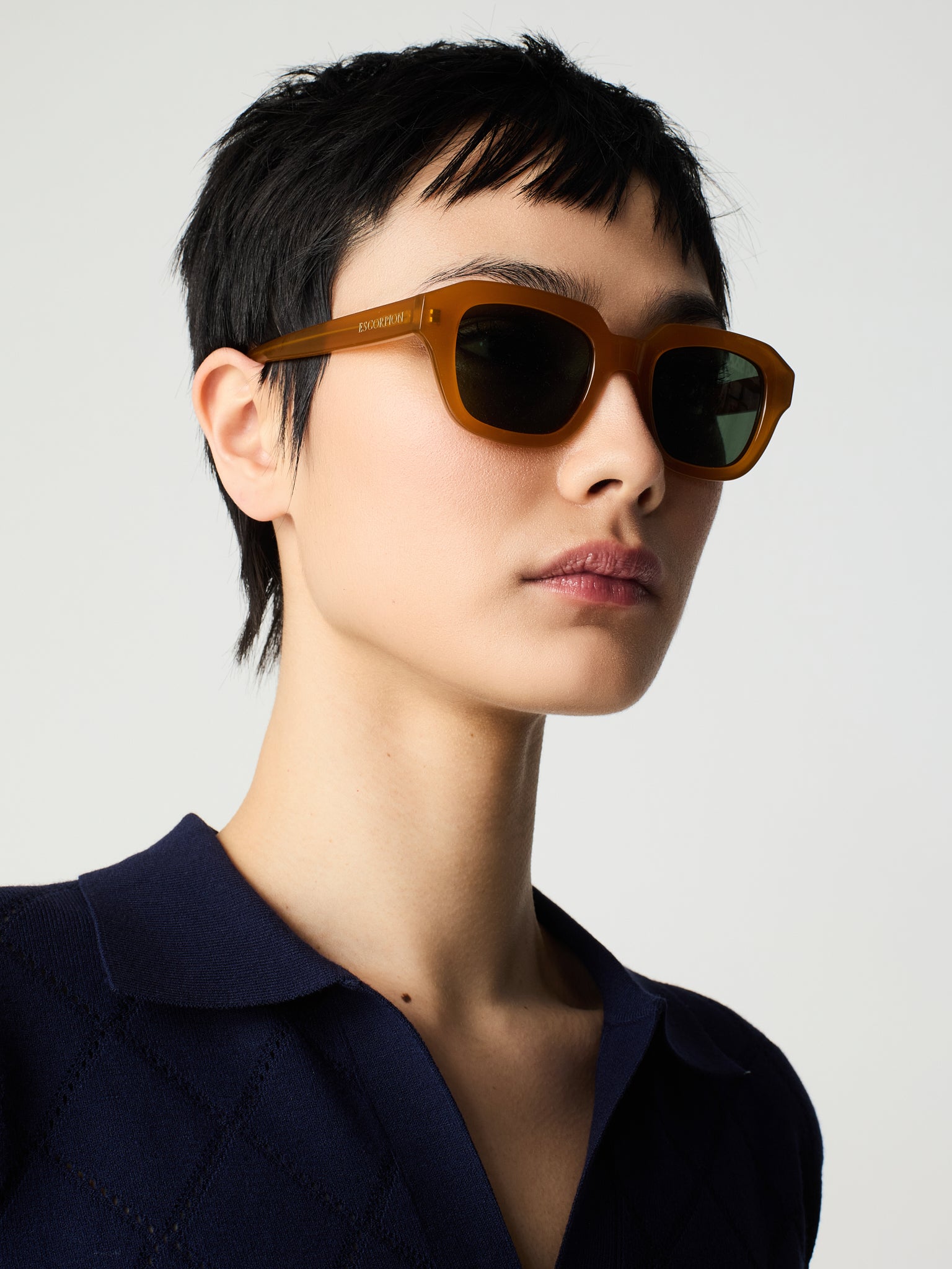 Gafas de sol geométrica
