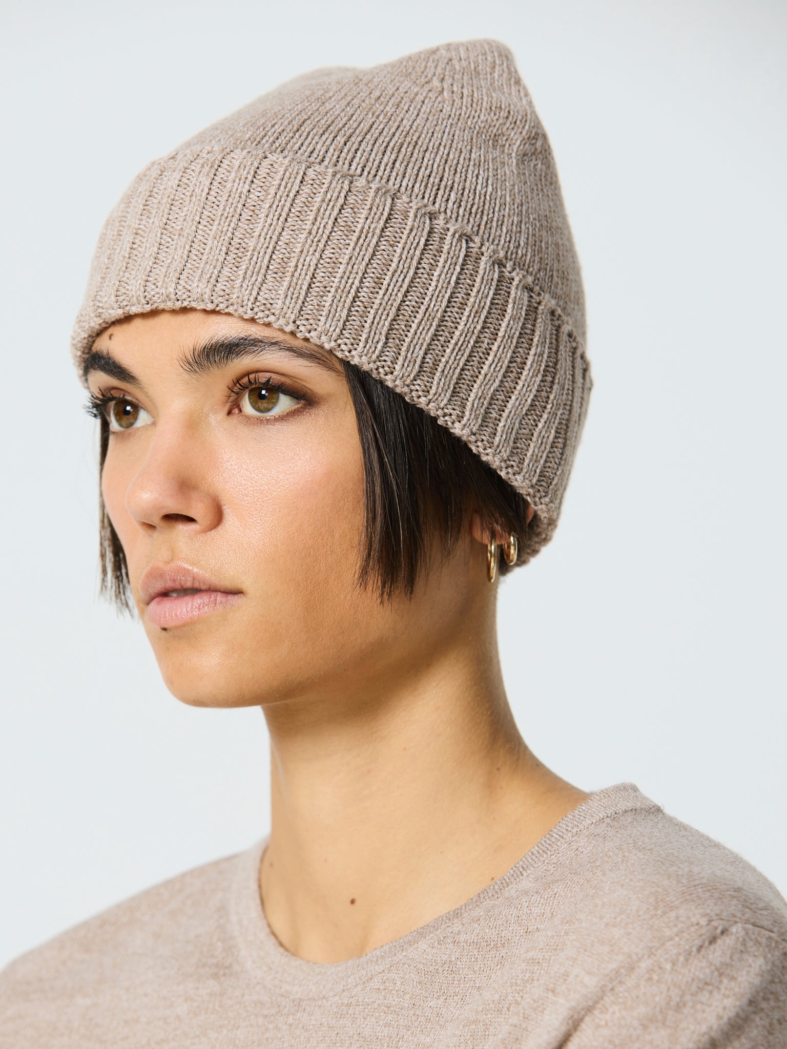 knitted wool hat