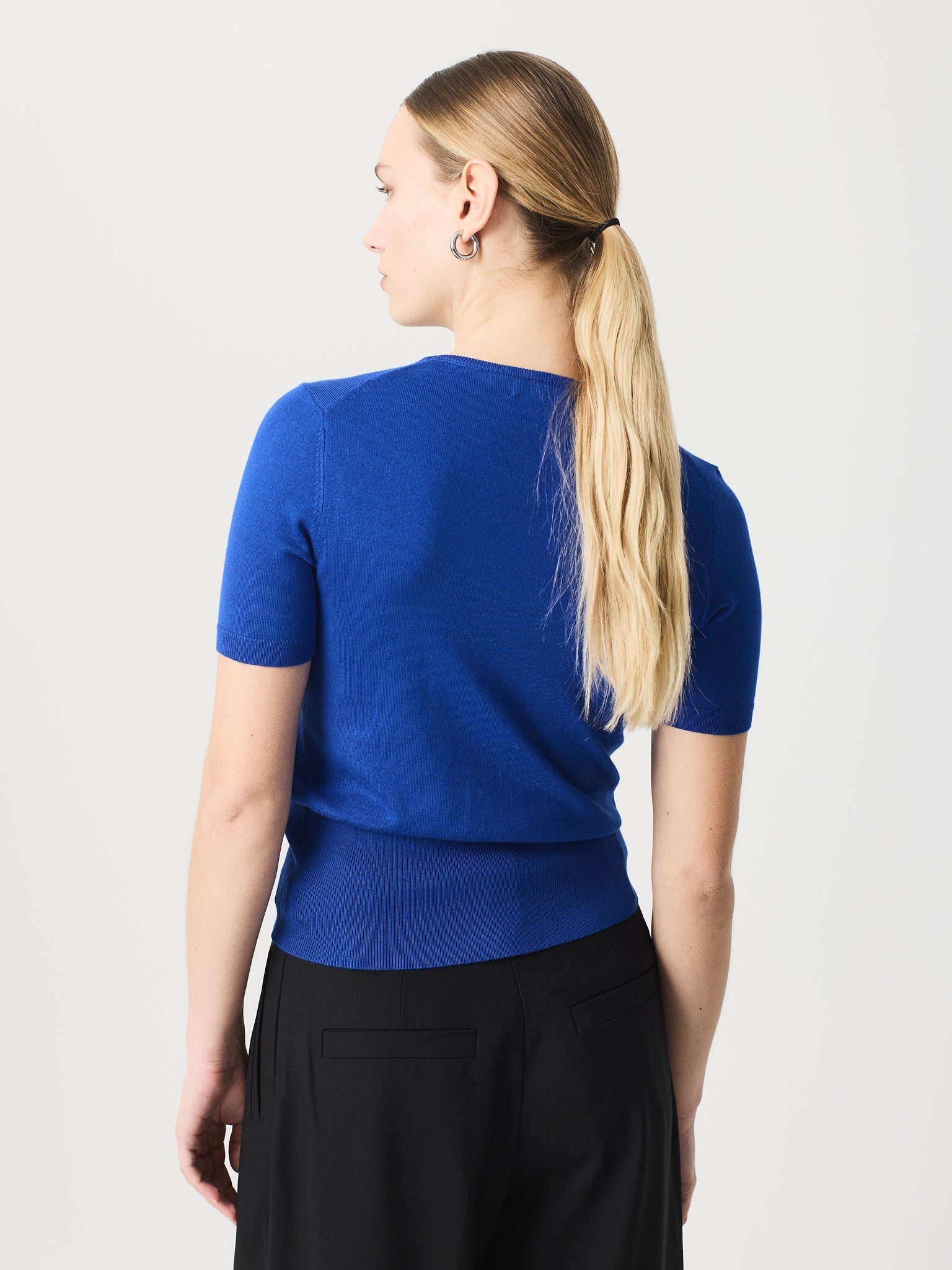 Twinset amb canalé ample als baixos