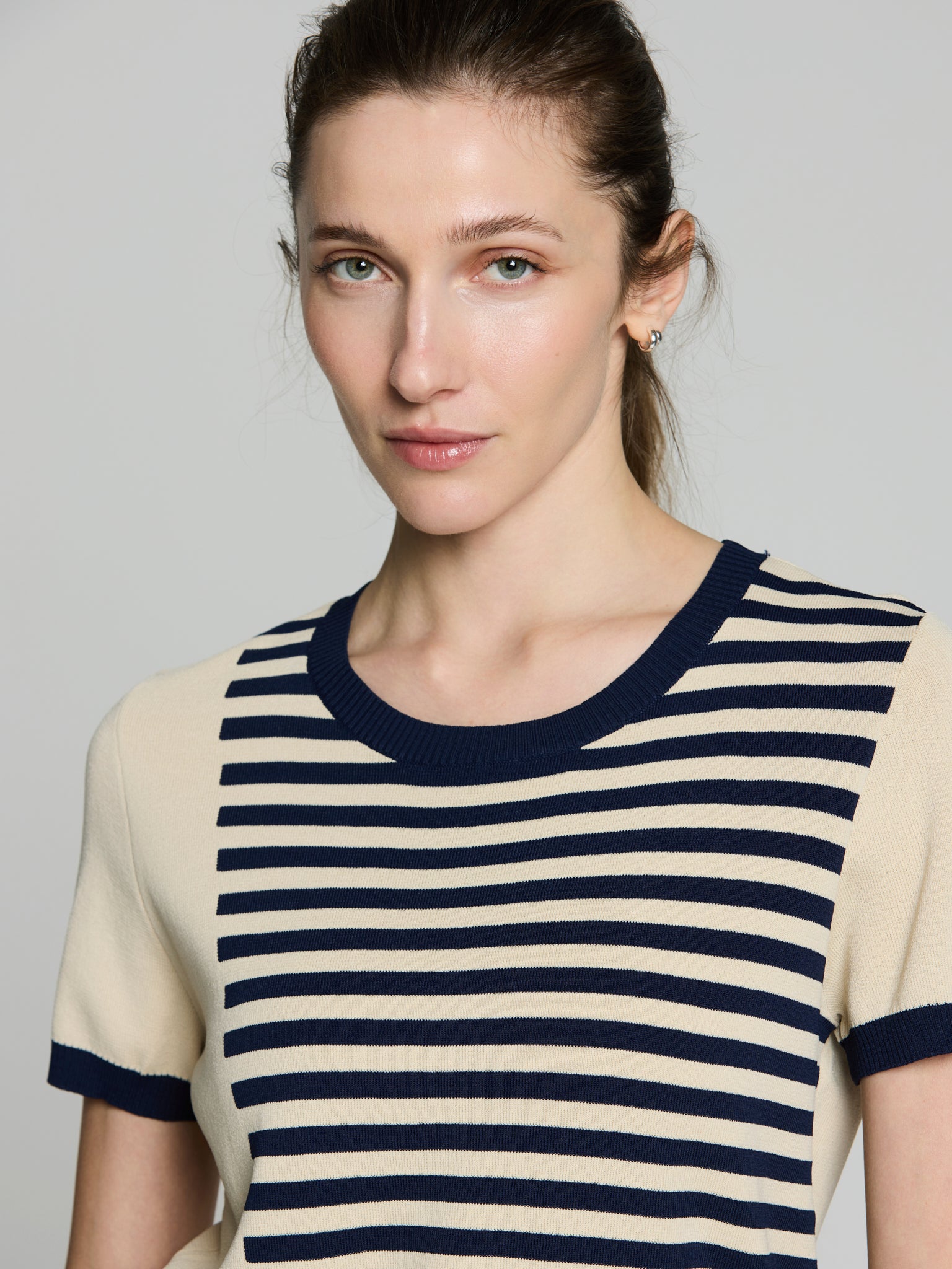 Jersey punto asimétrico