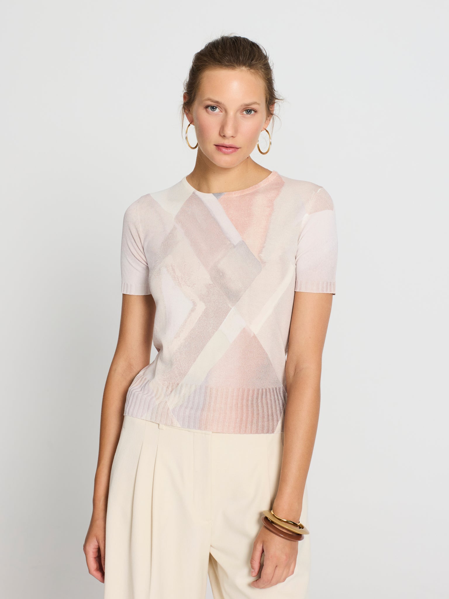 Jersei print geomètric