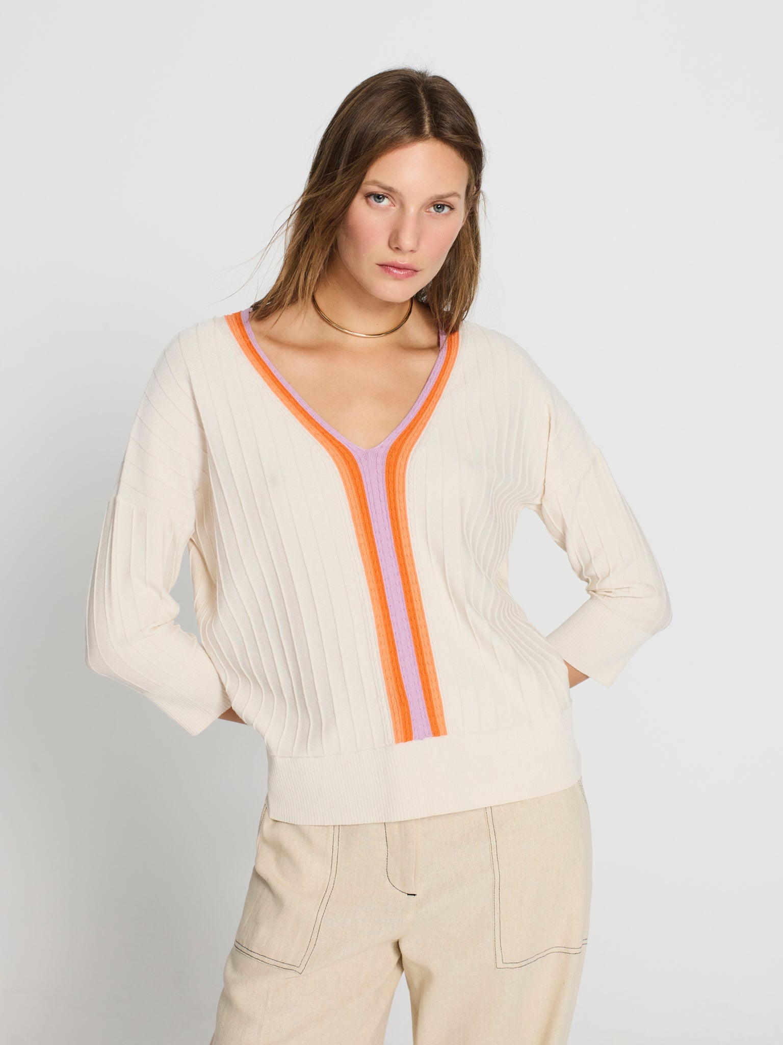 Jersey nervios trenzado