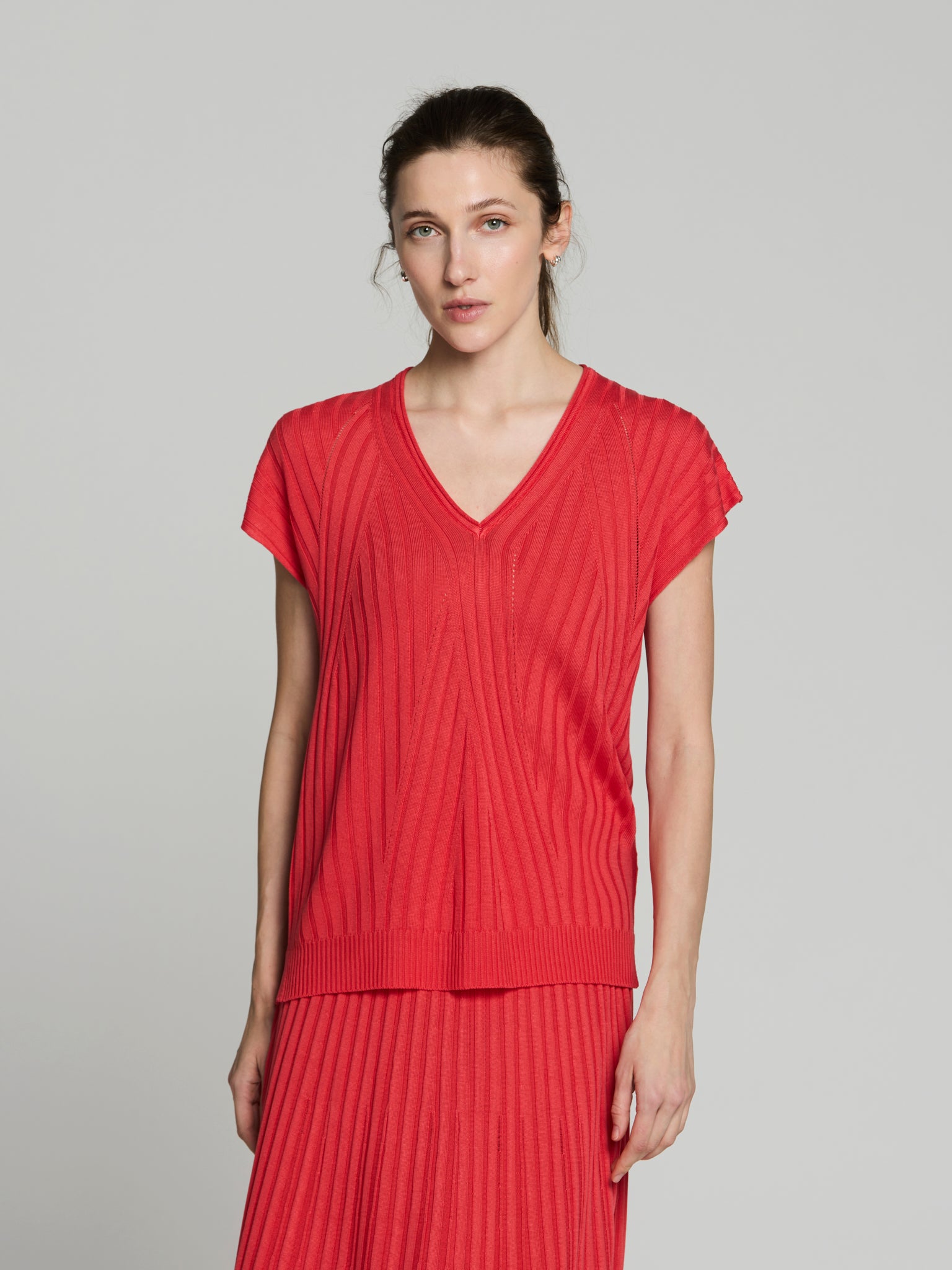 Túnica canalé tencel