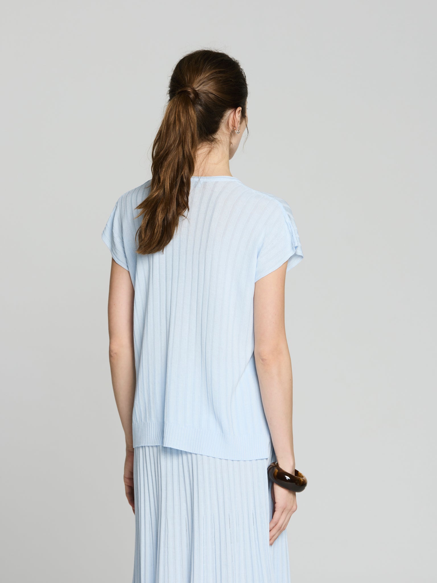 Túnica canalé tencel