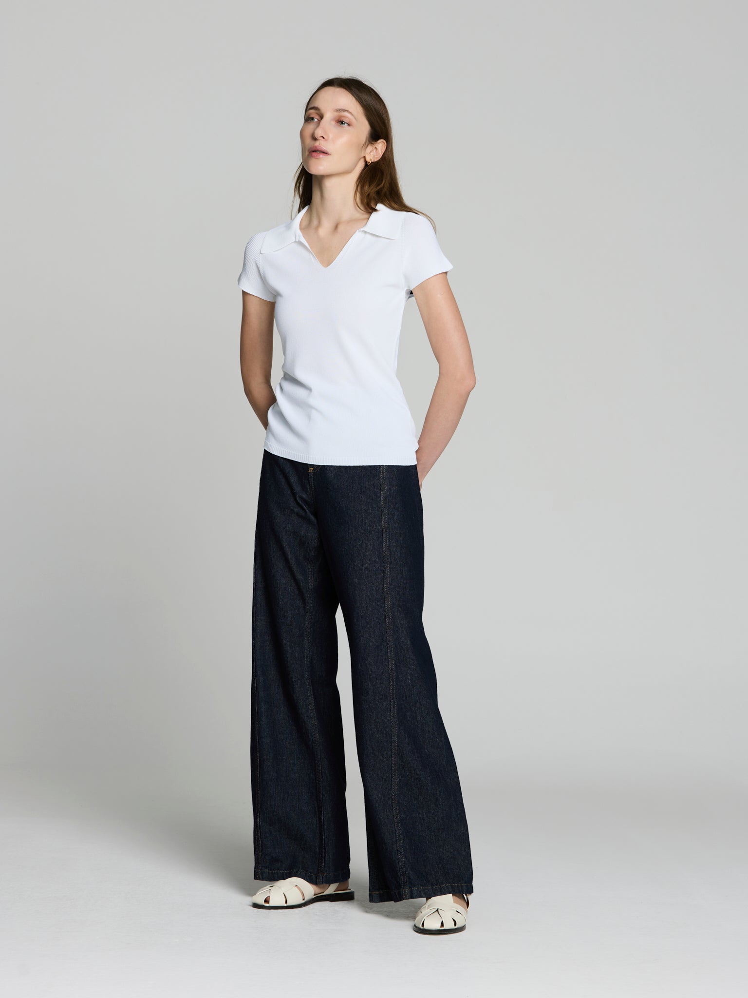 Polo escote grecas