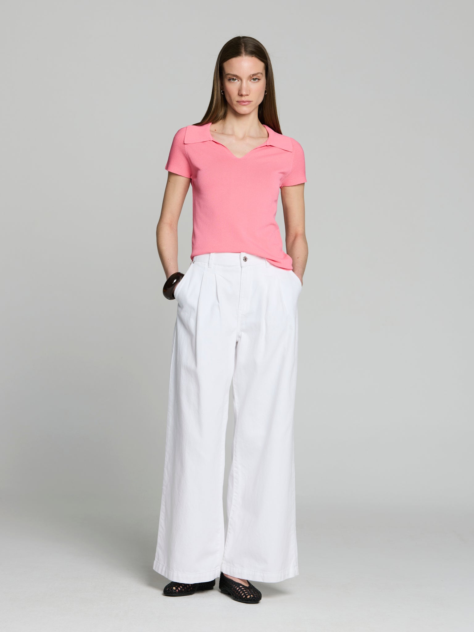 Polo escote grecas