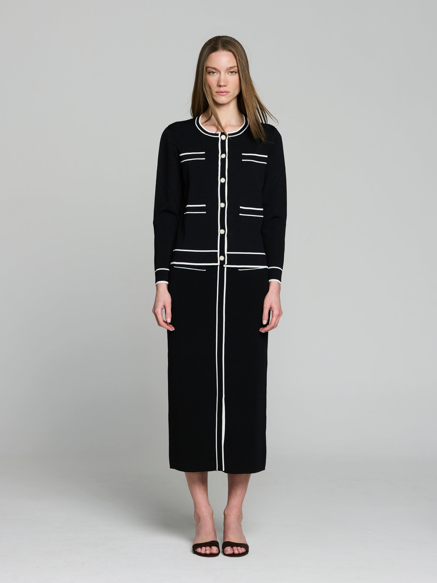 Chaqueta punto botones