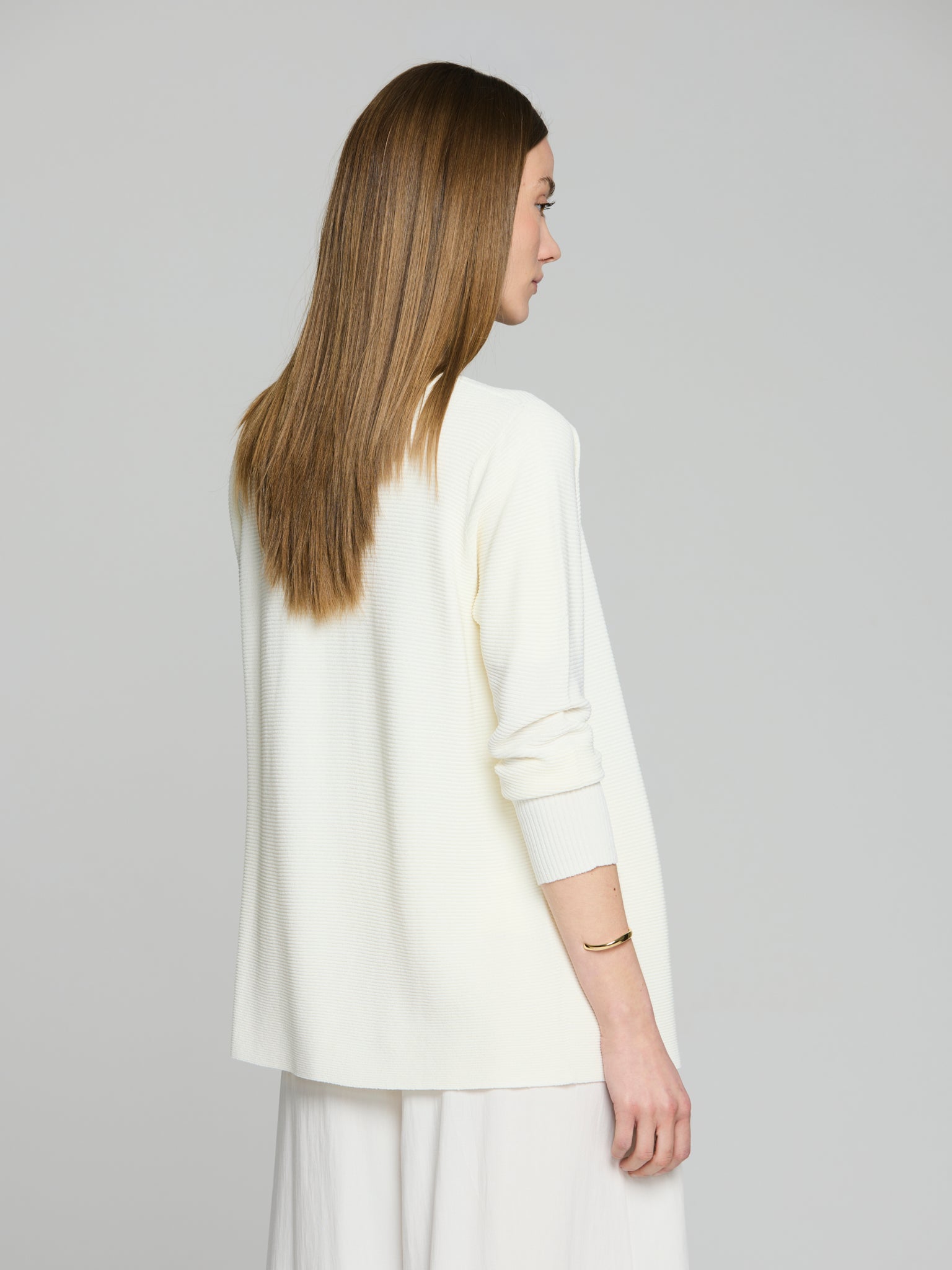 Cárdigan punto otoman