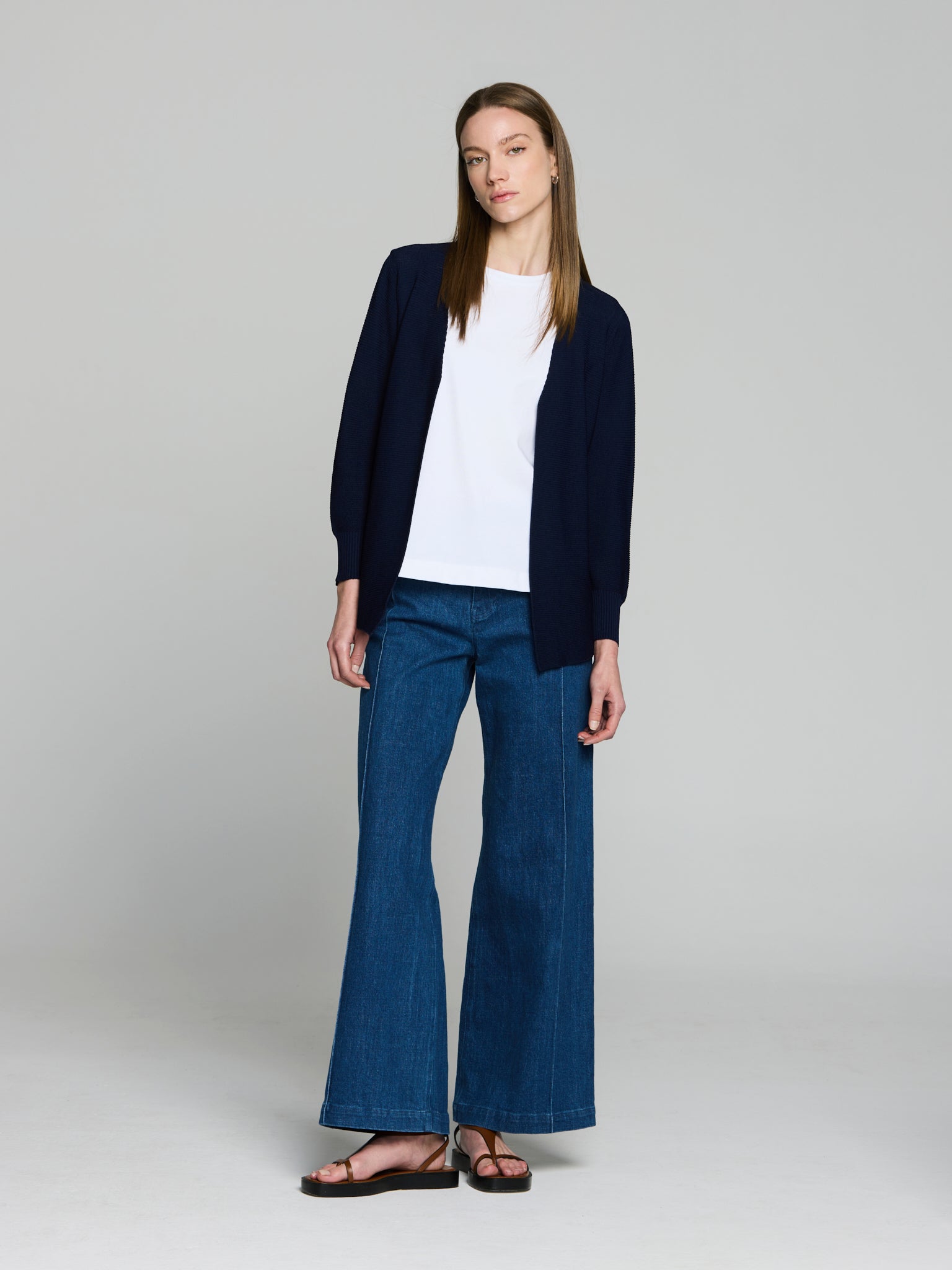 Cárdigan punto otoman