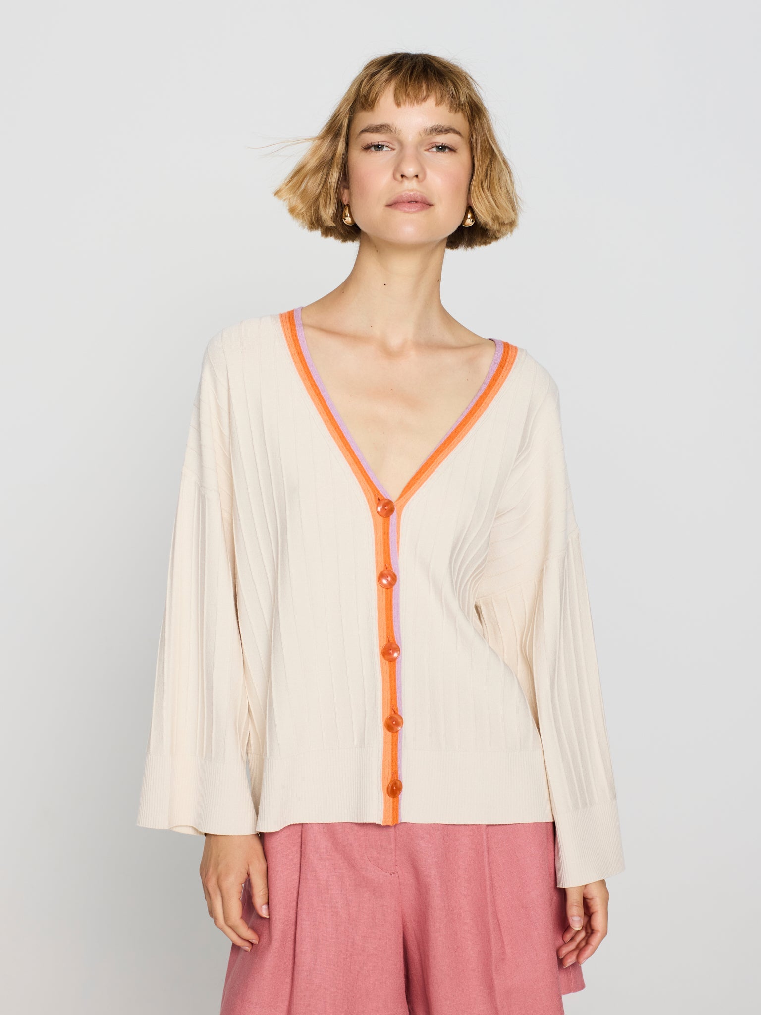 Chaqueta nervios trenzada