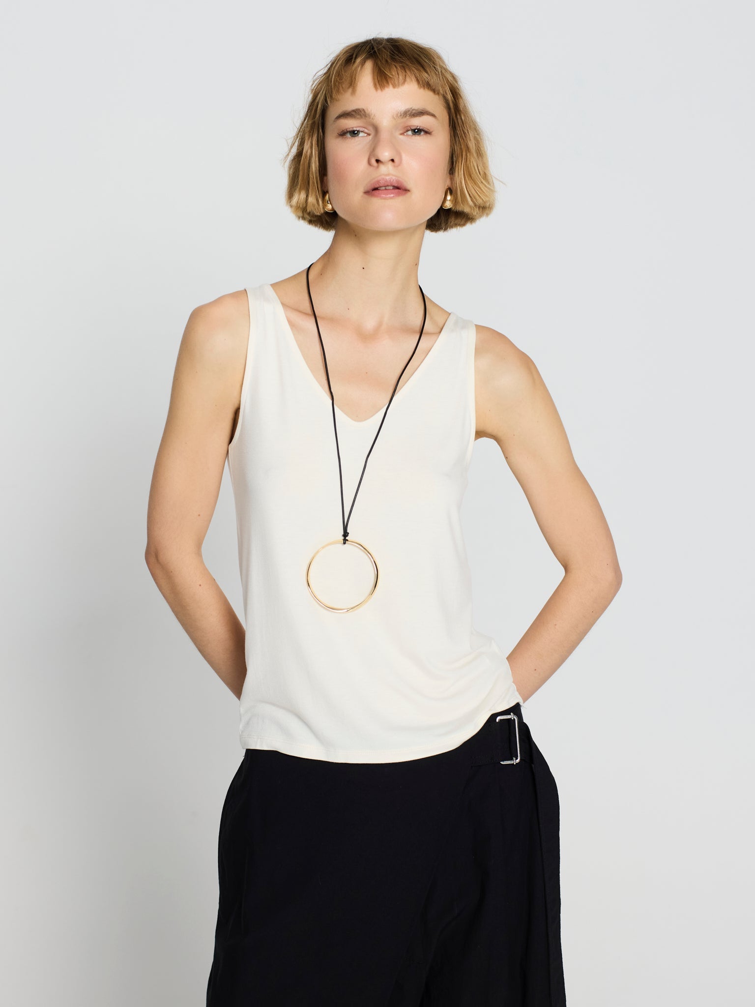 Camiseta básica viscosa