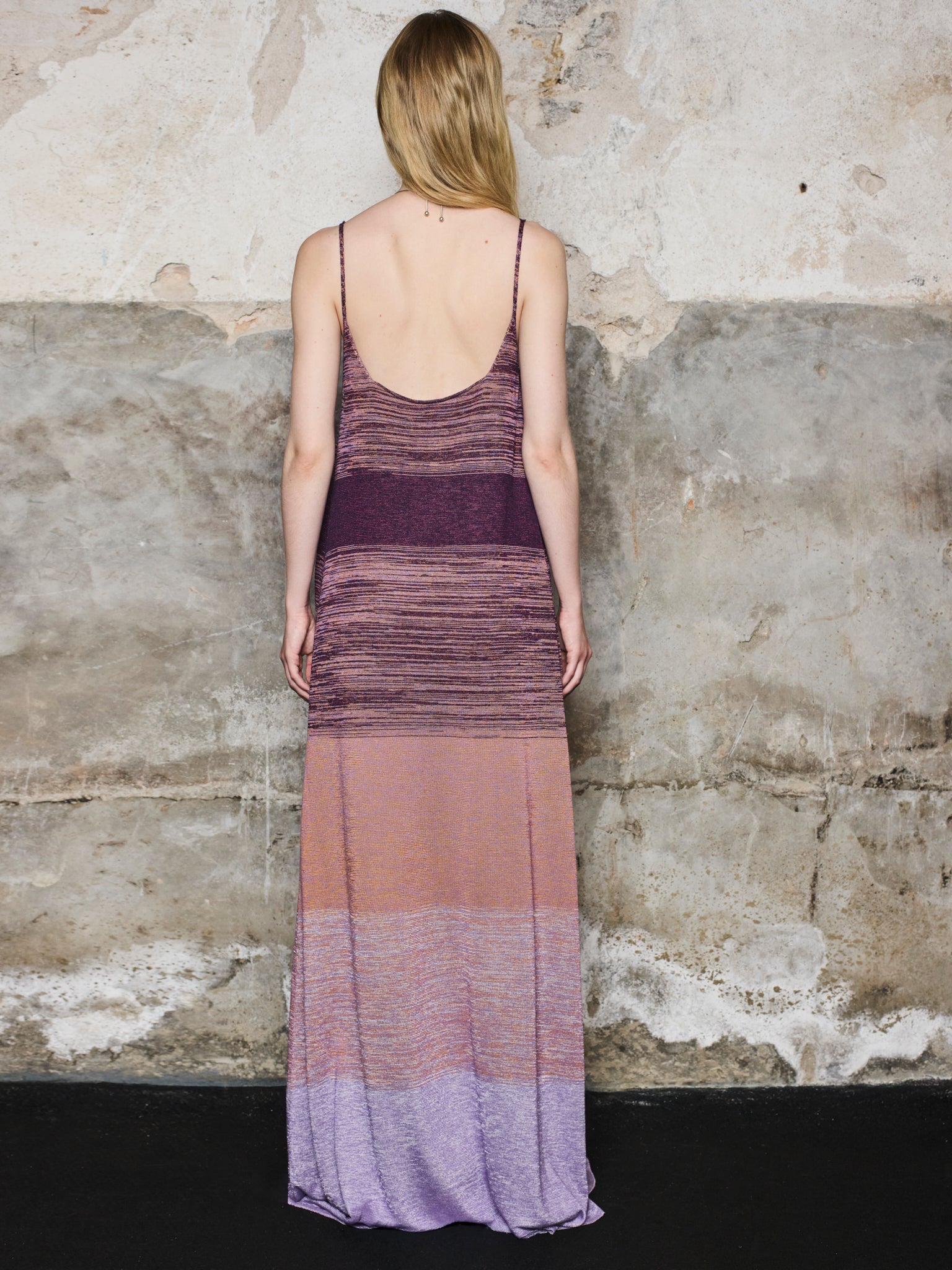 Vestido punto largo
