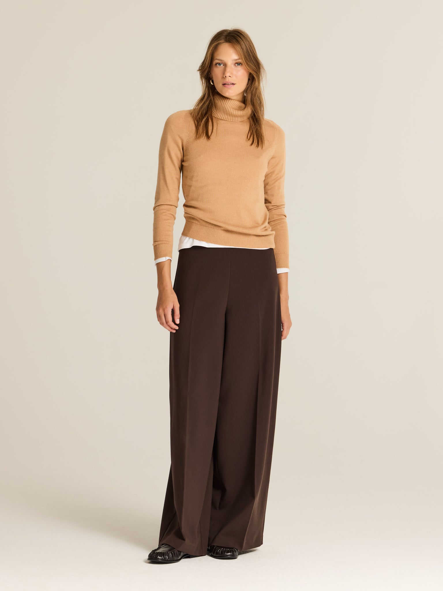 Knitted turtleneck sweater