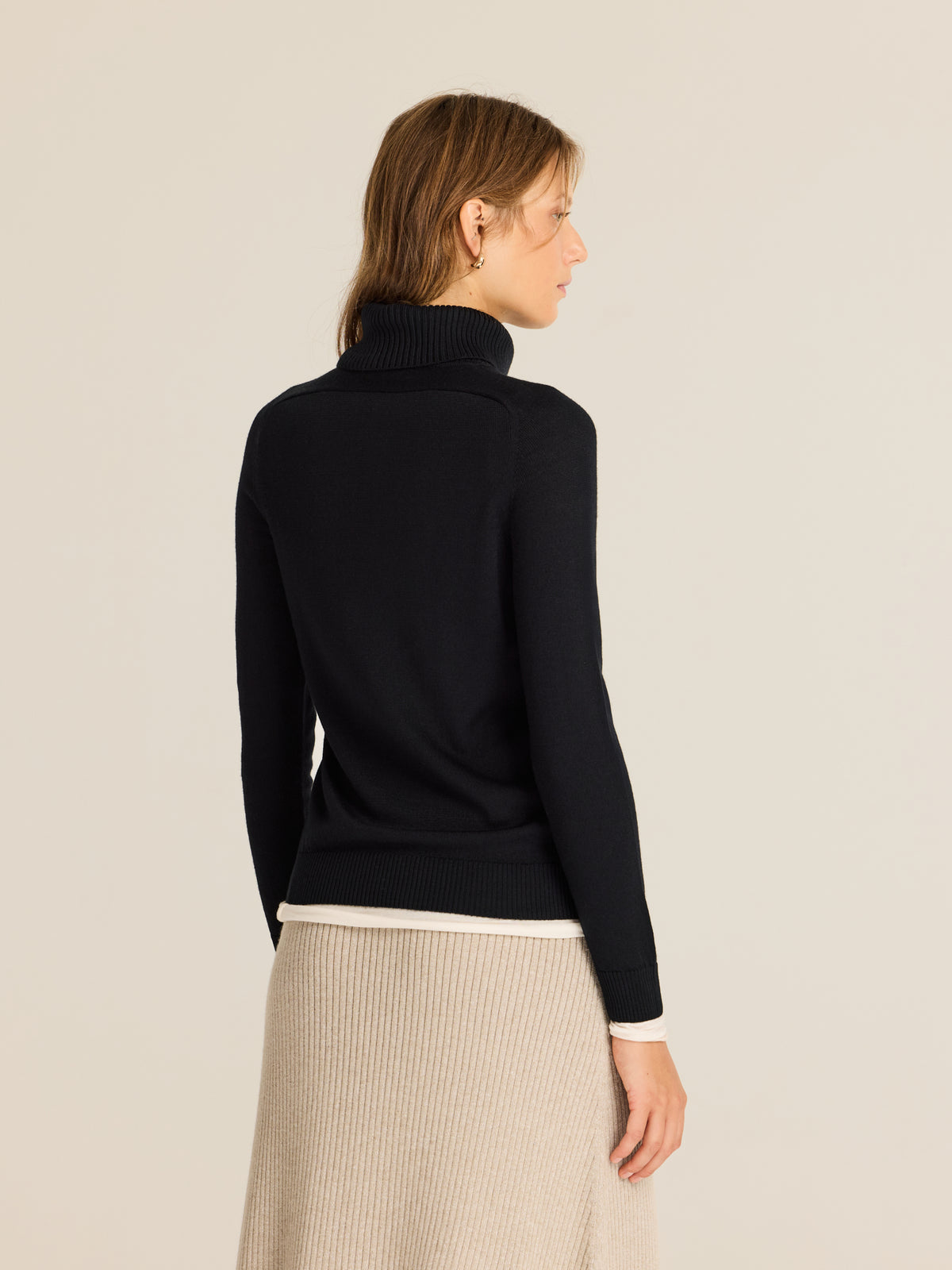 Jersey de punto con cuello alto