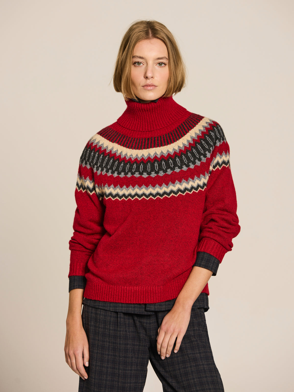 Jersey jacquard
