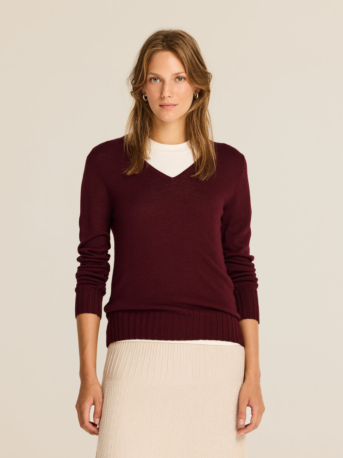 Jersey de cuello pico