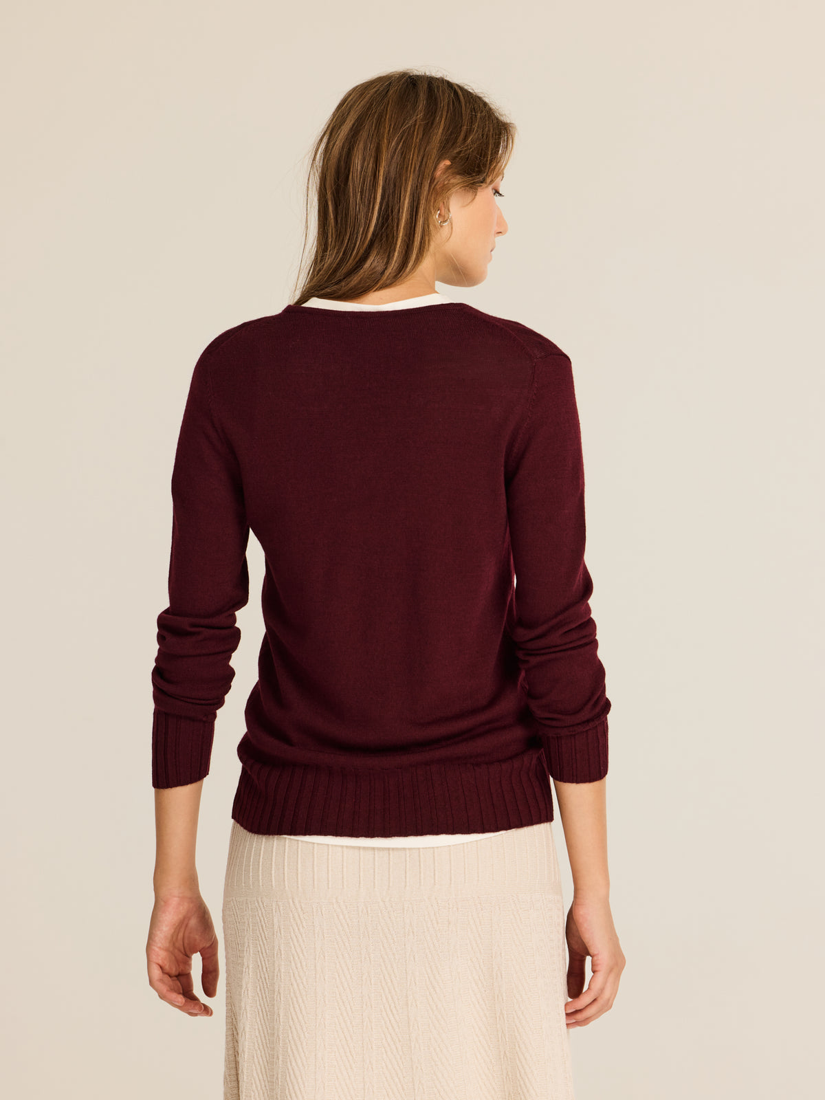 Jersey de cuello pico