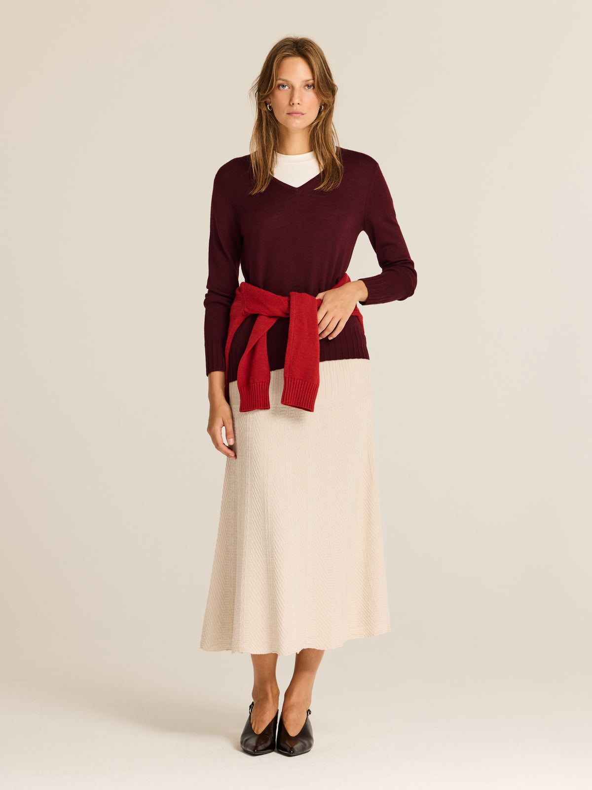 Jersey de cuello pico