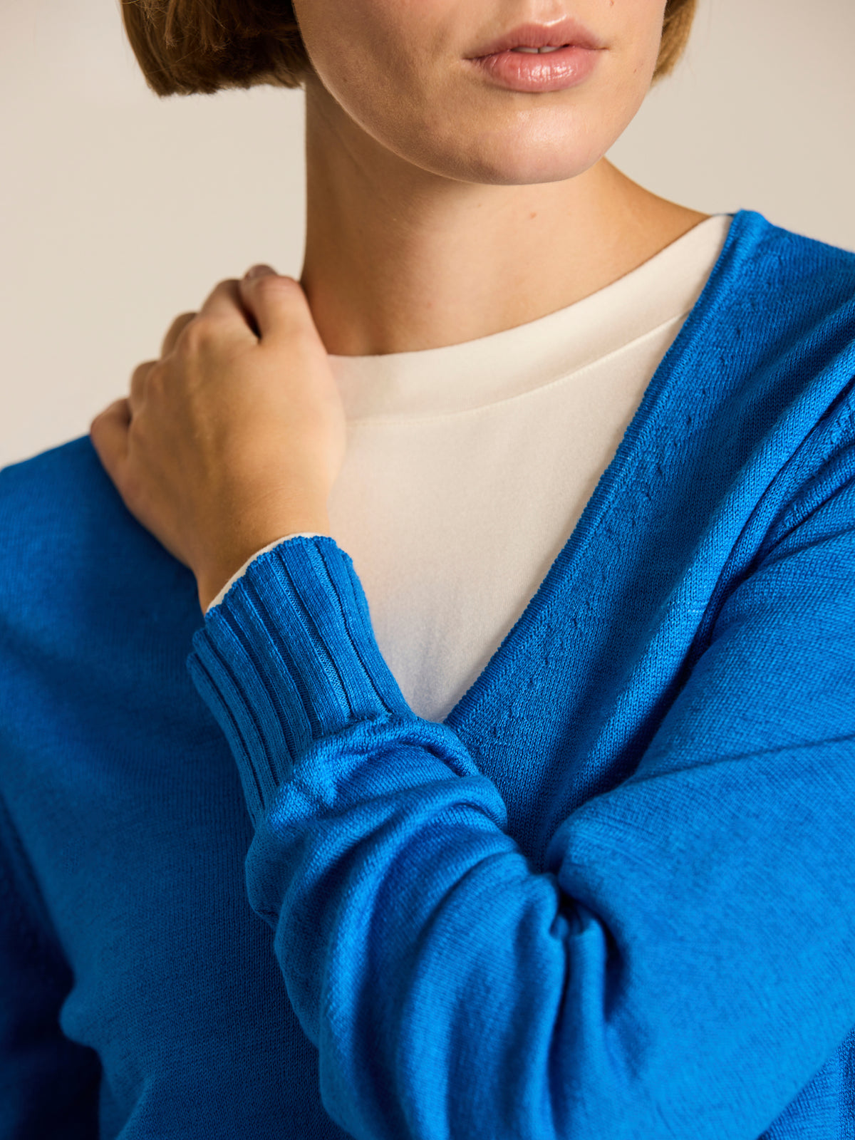 Jersey de cuello pico