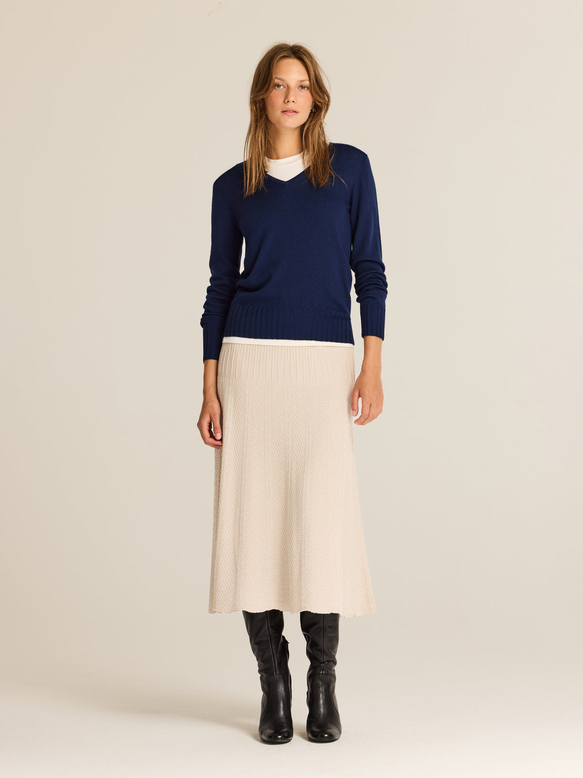 Jersey de cuello pico