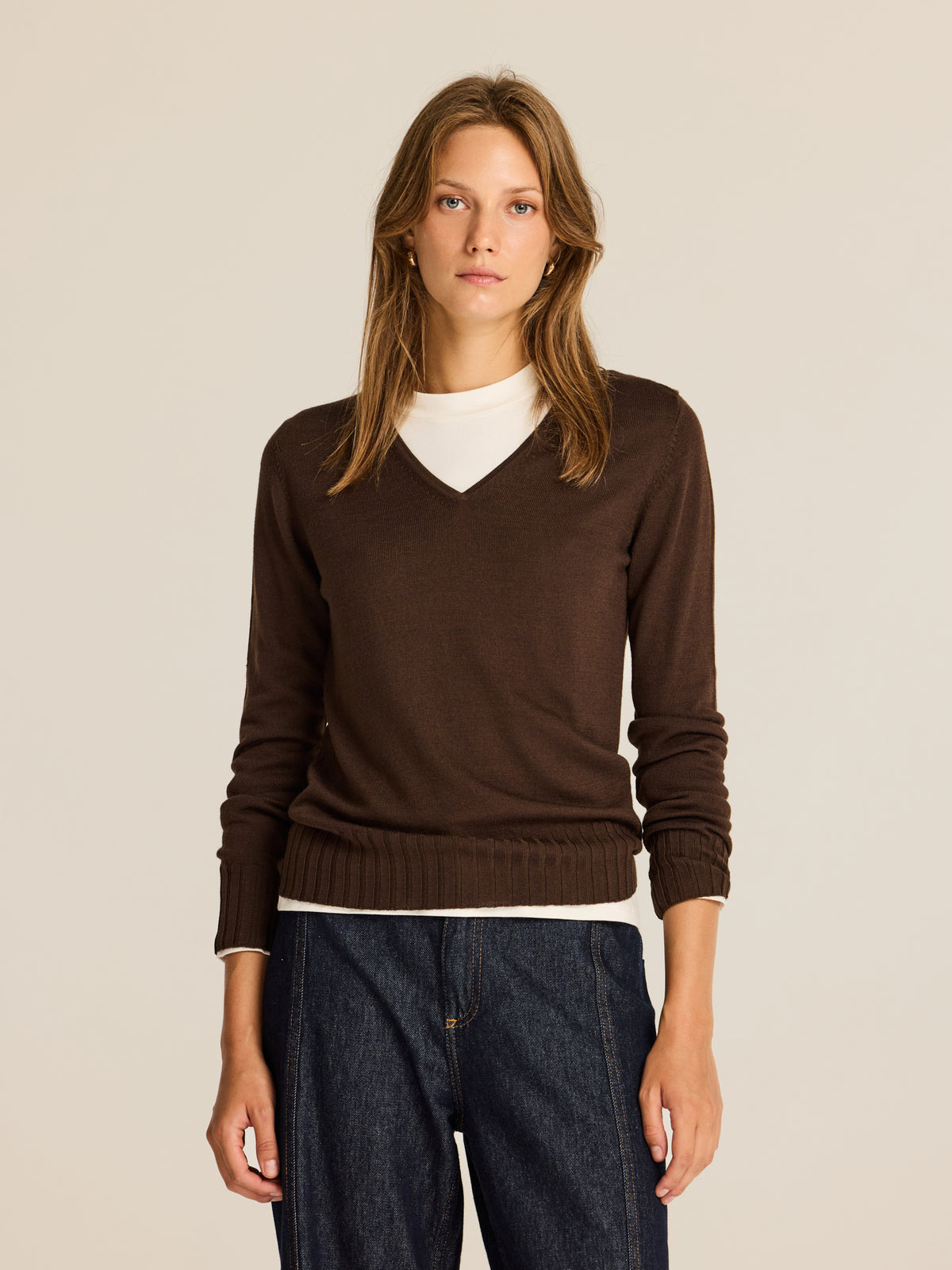 Jersey de cuello pico