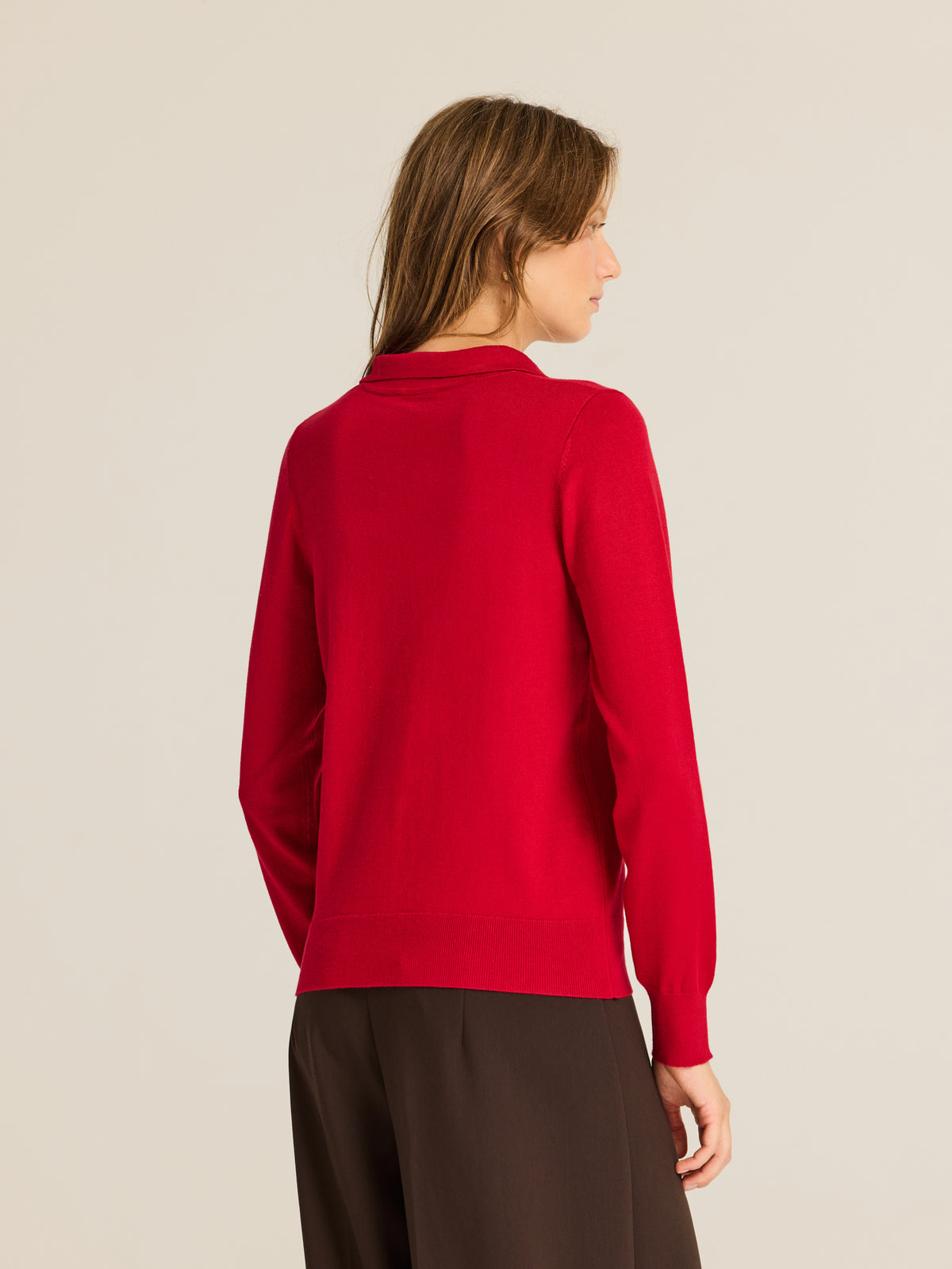 Jersey polo de viscosa