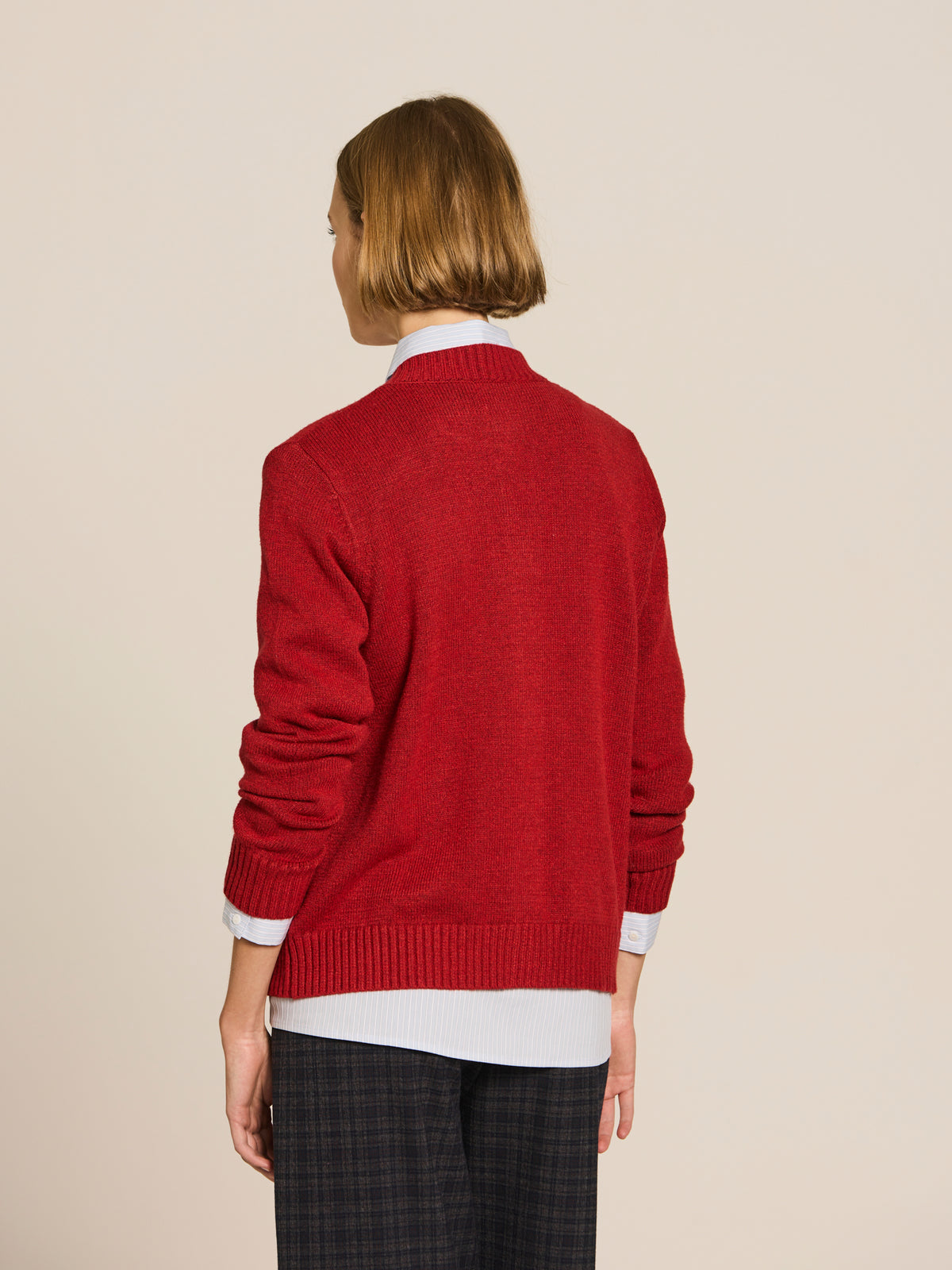 Chaqueta de punto con trenzas