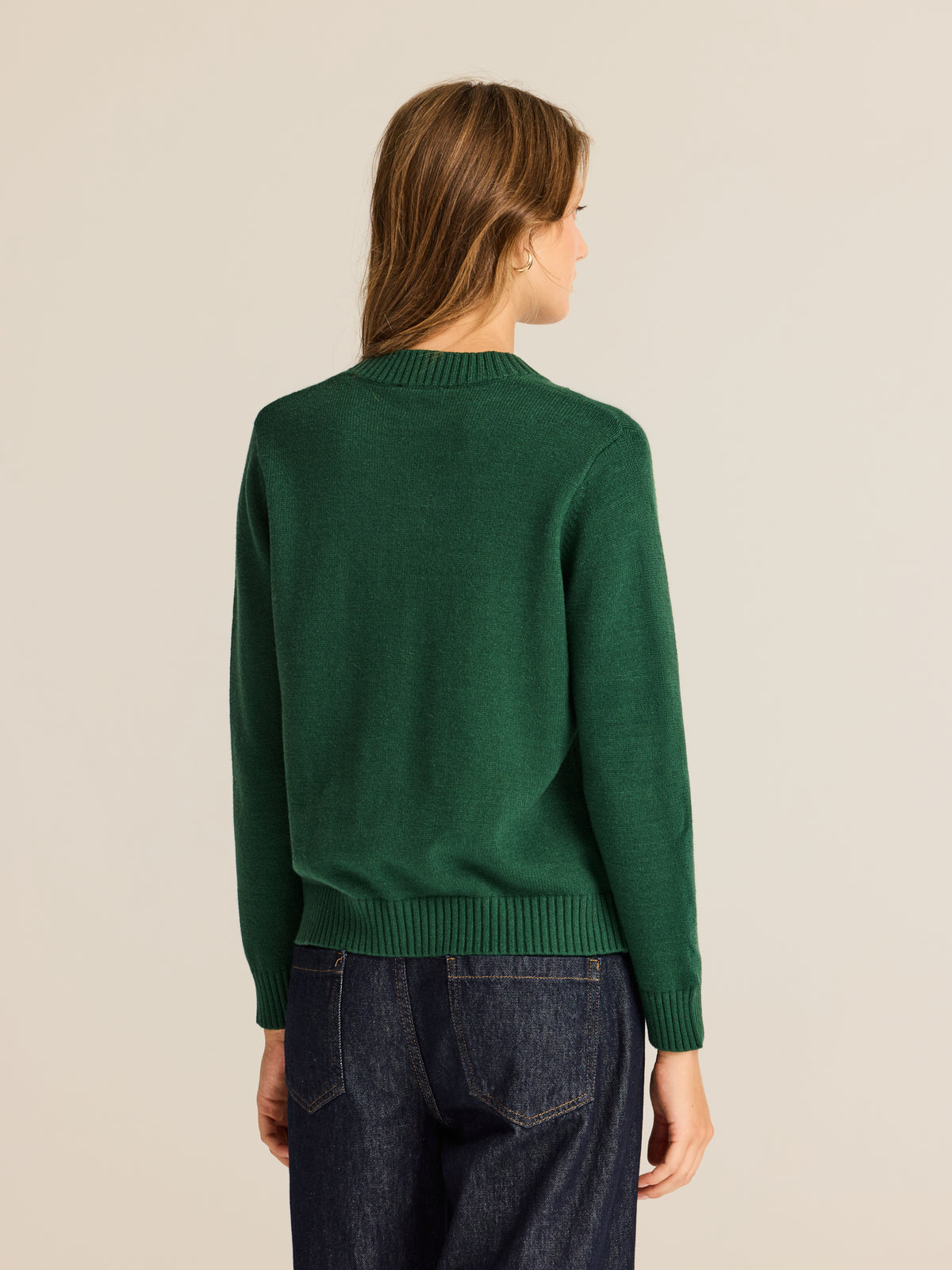 Chaqueta de punto con trenzas