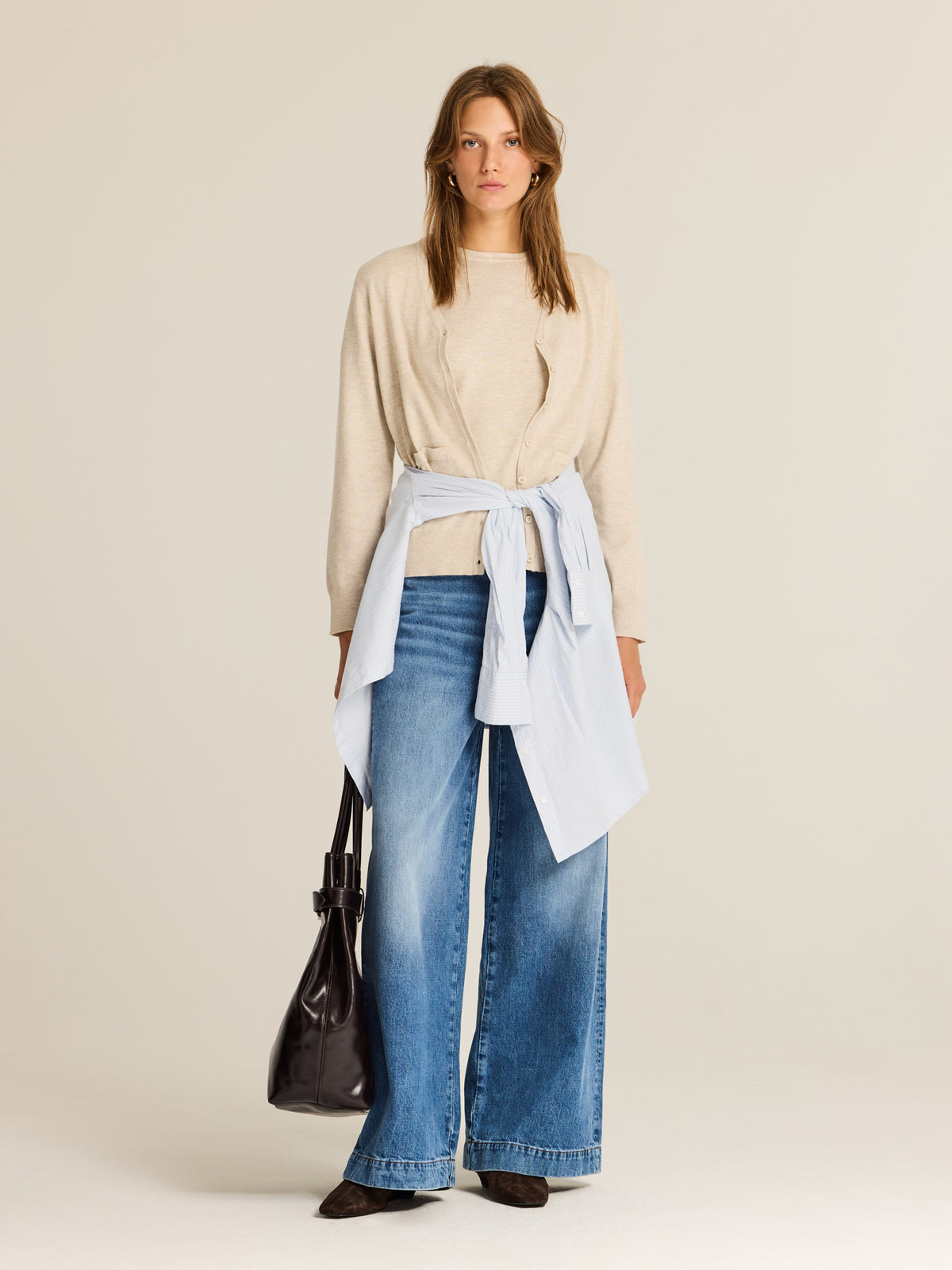 Twinset de punto de viscosa