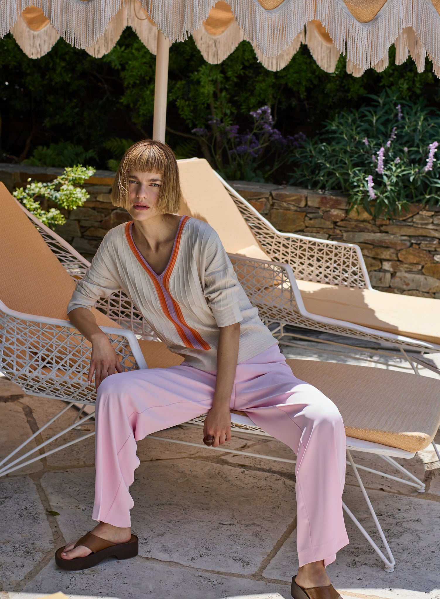 Jersey nervios trenzado