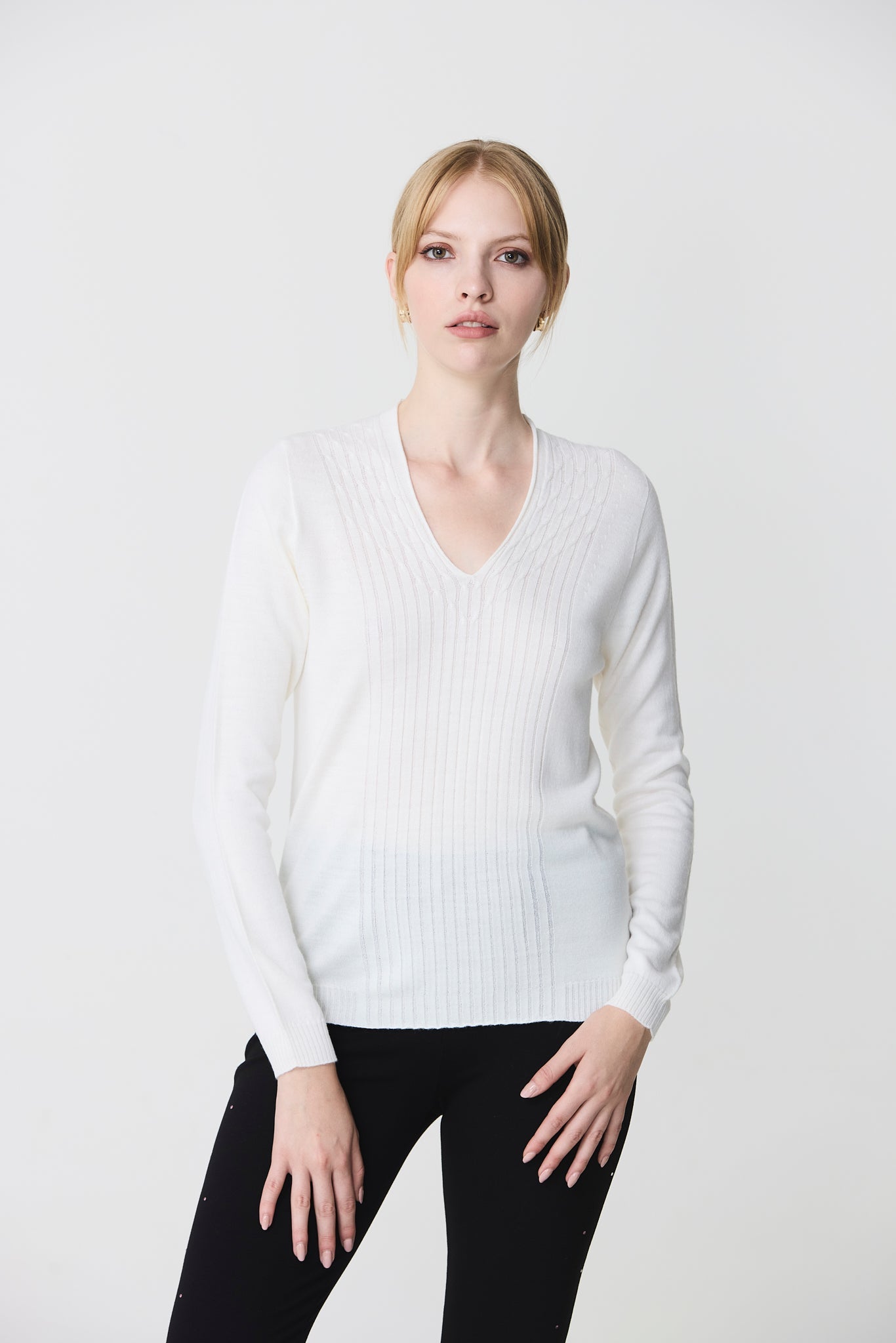 V-neck sweater