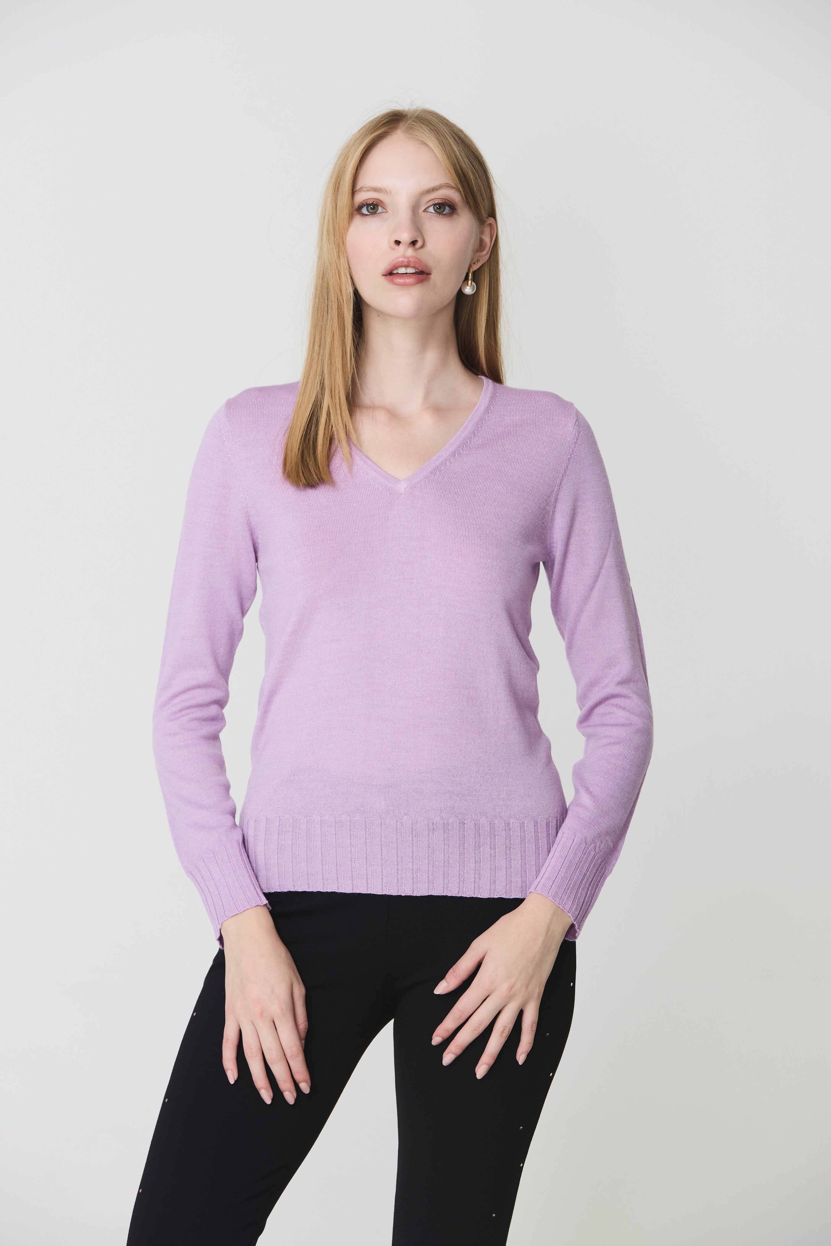 V-neck sweater