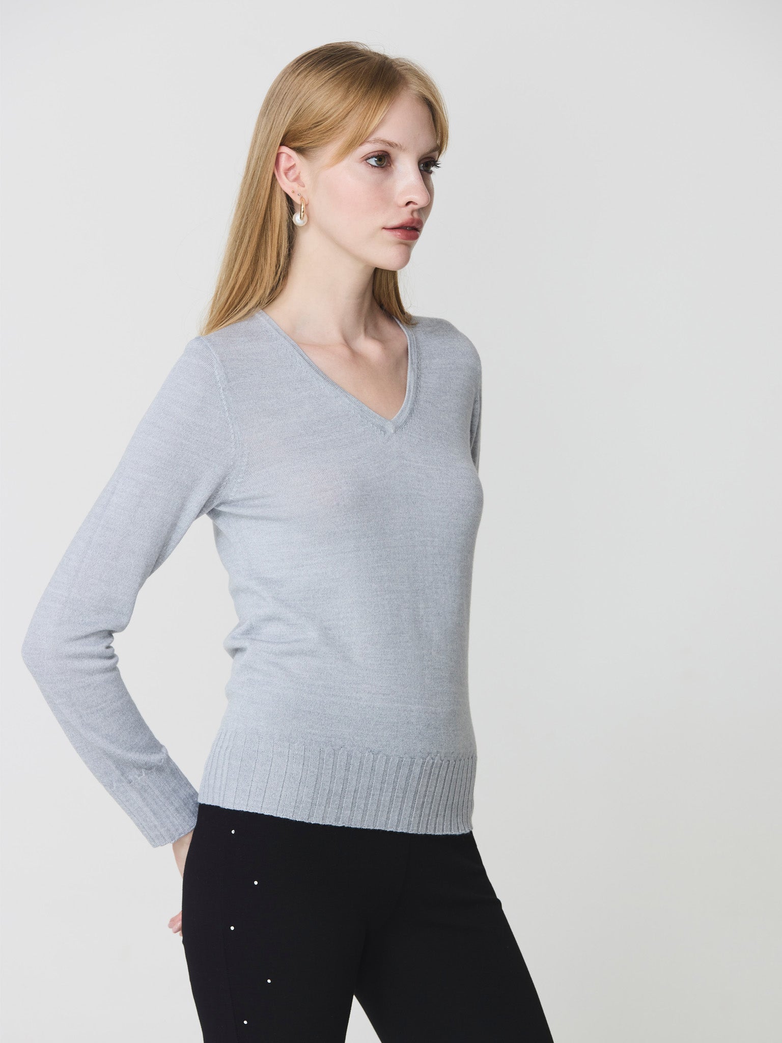 V-neck sweater