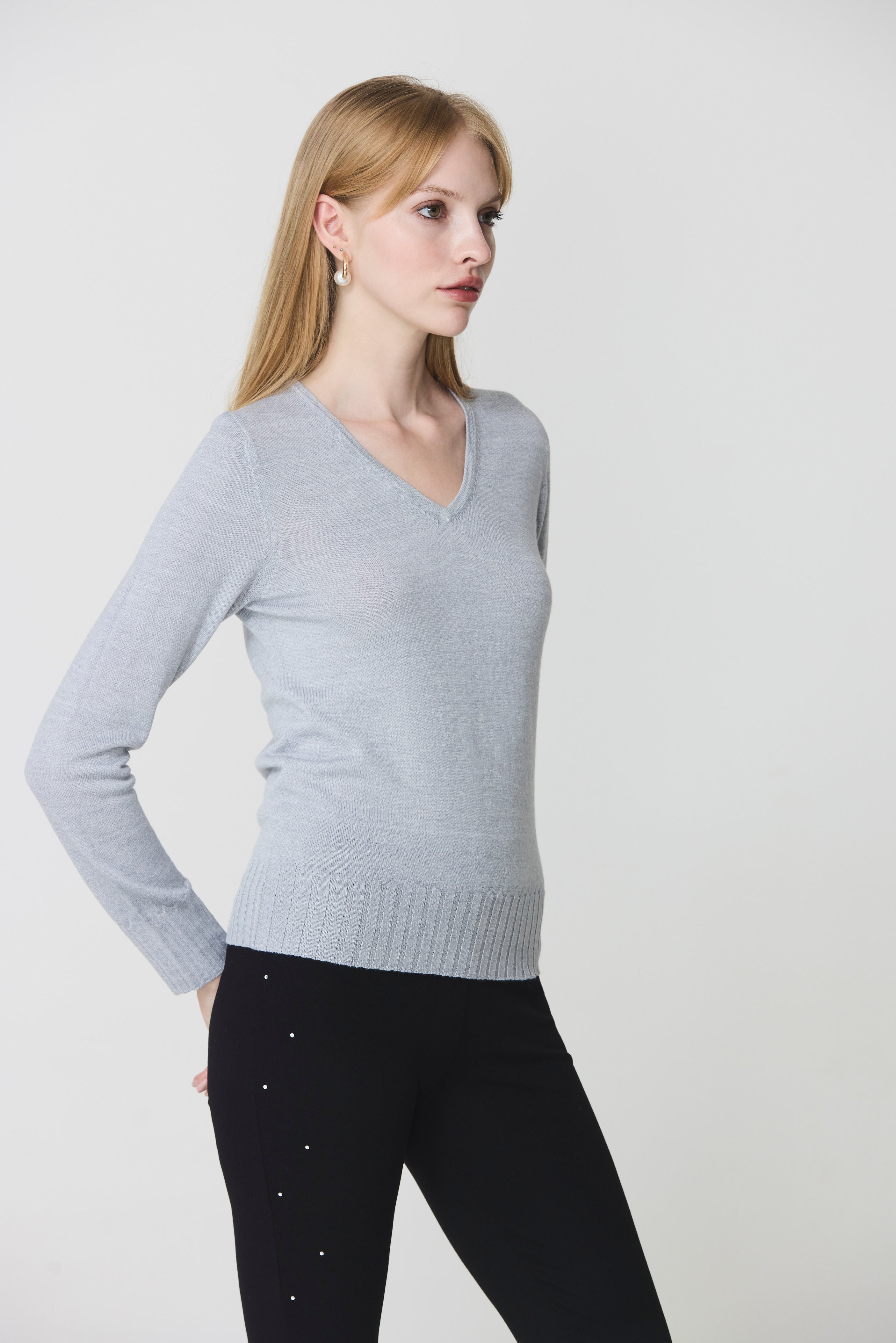 V-neck sweater