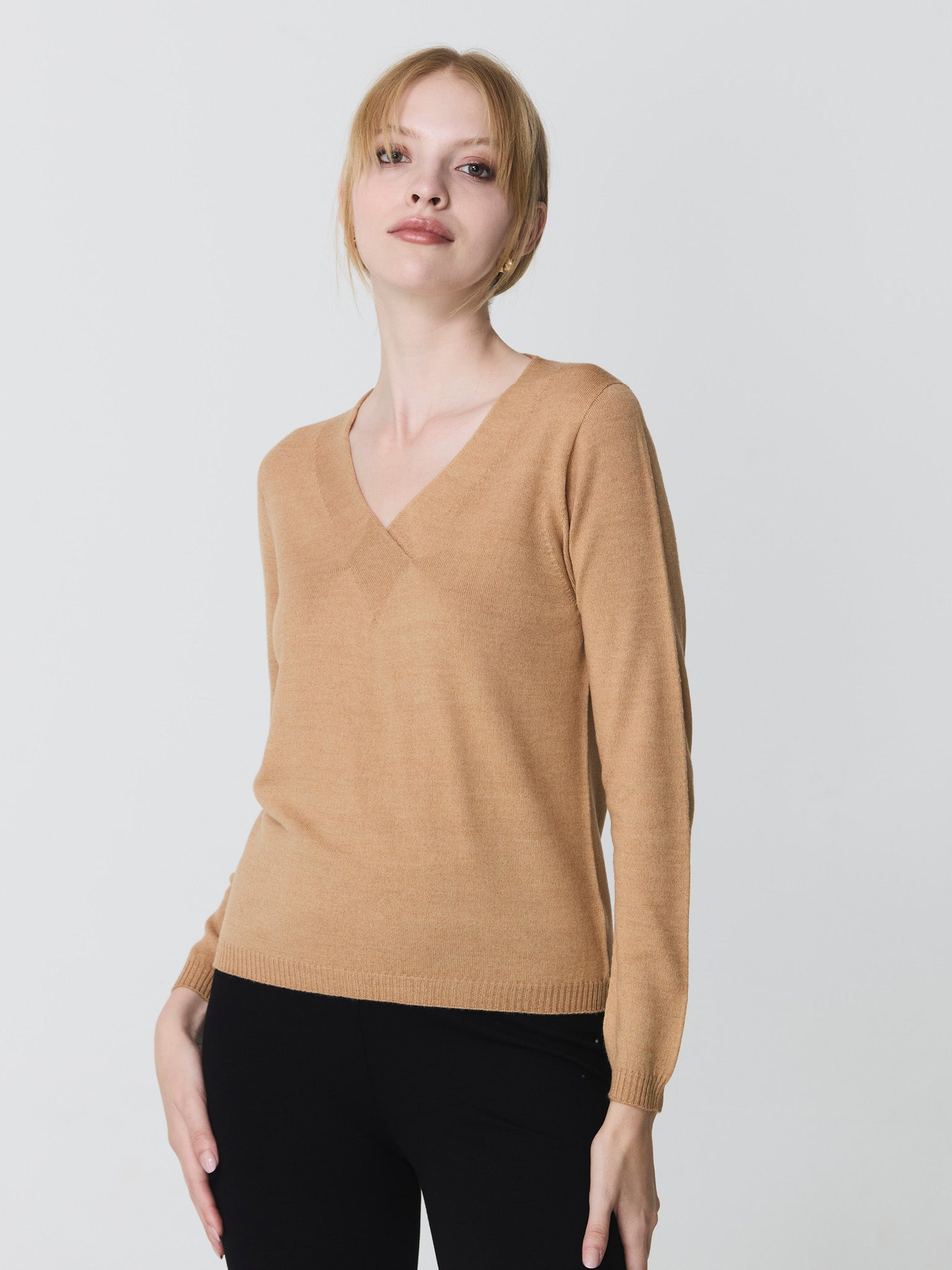 V-neck sweater