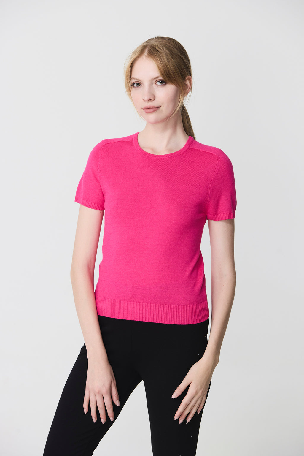 Women's round neck twinset