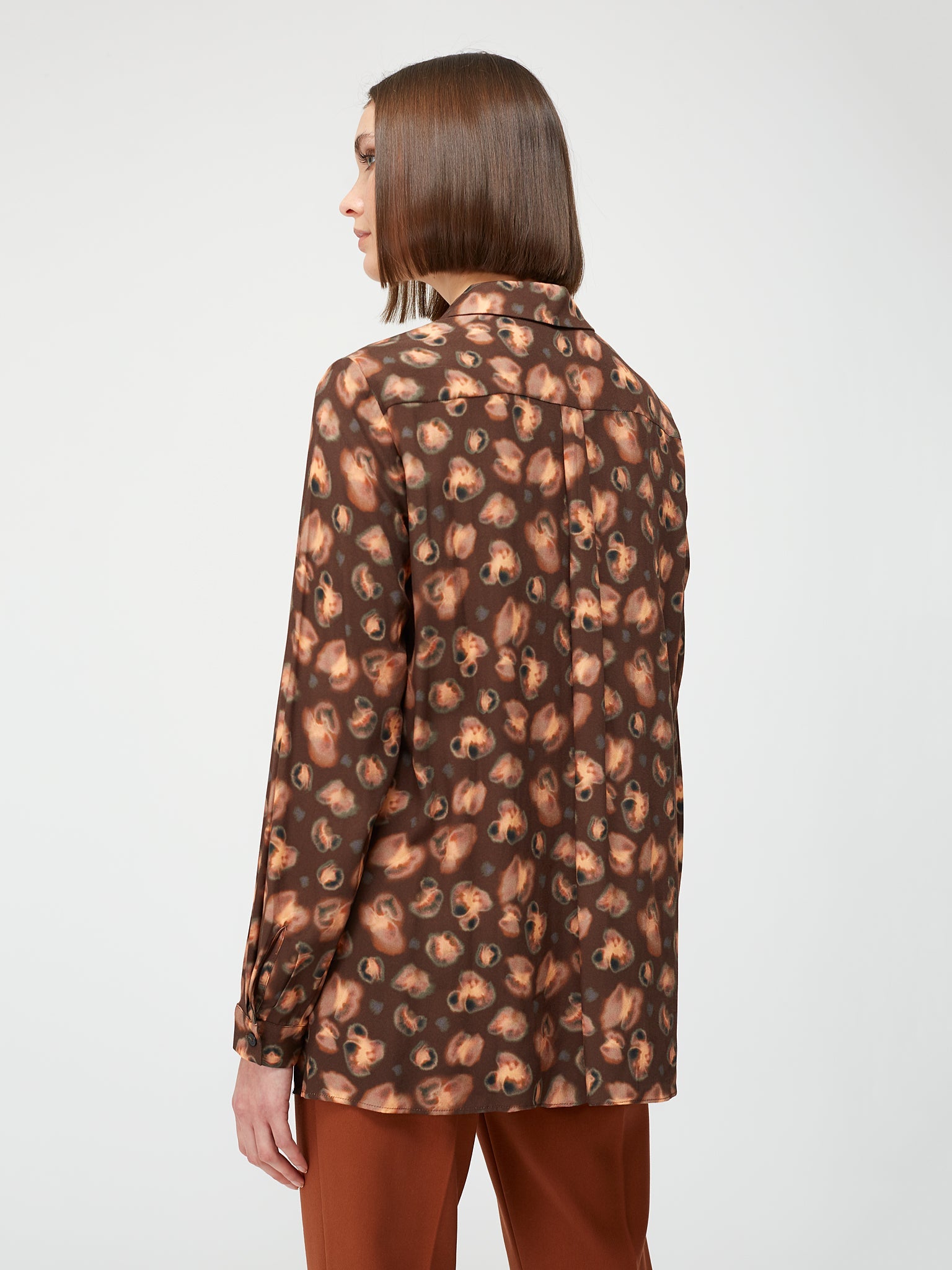 Camisa viscosa animal print