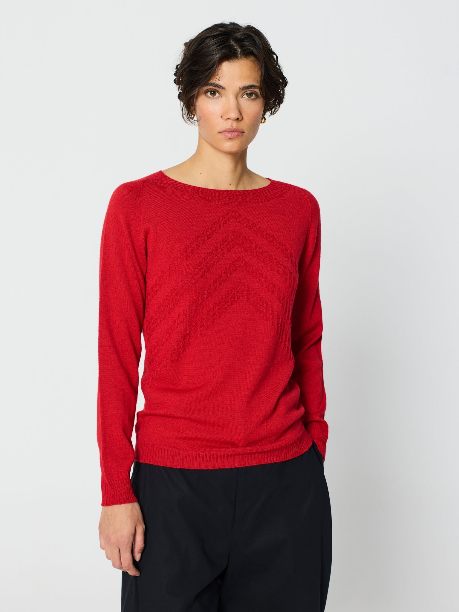 Jersey con detalle en los hombros