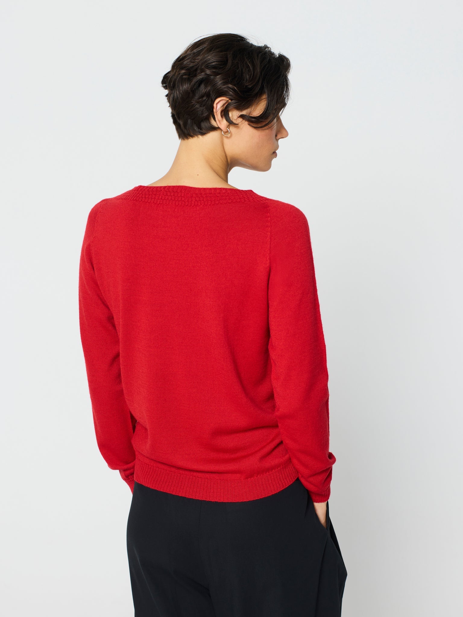 Jersey con detalle en los hombros