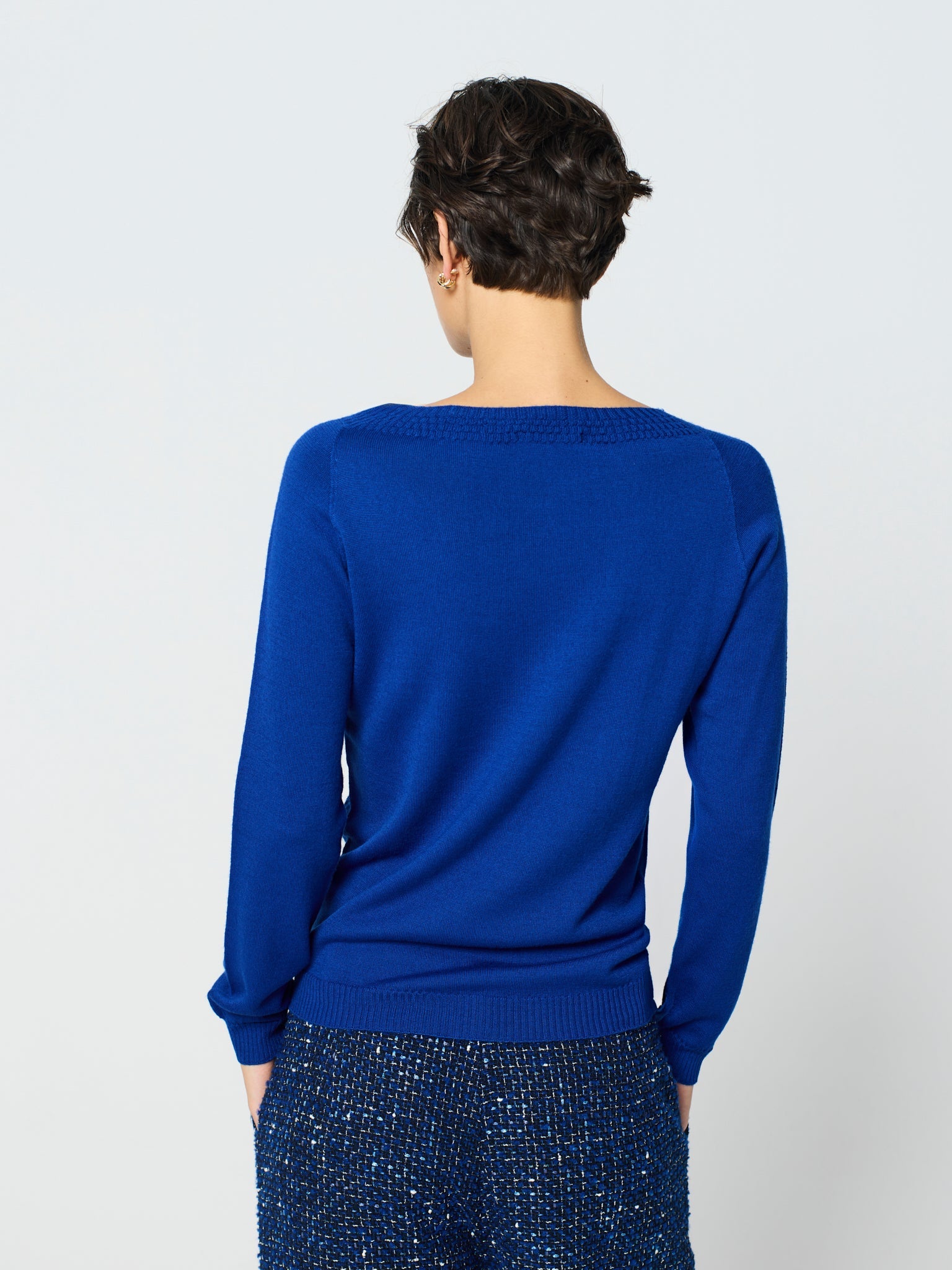 Jersey con detalle en los hombros