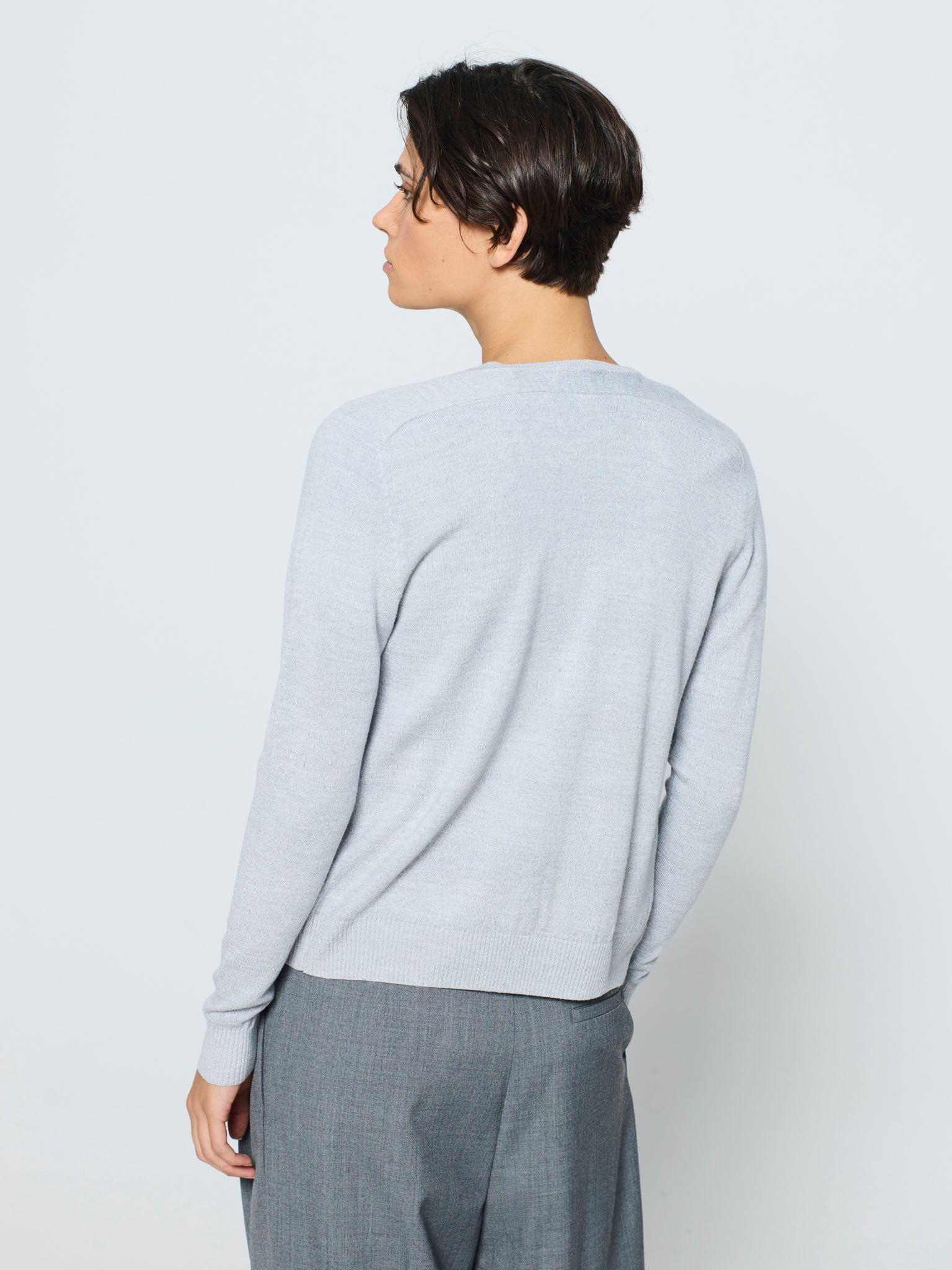 Twinset de cuello redondo