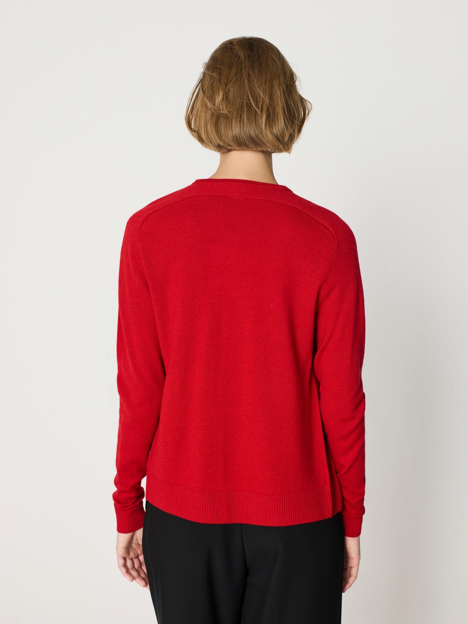 Twinset de cuello redondo