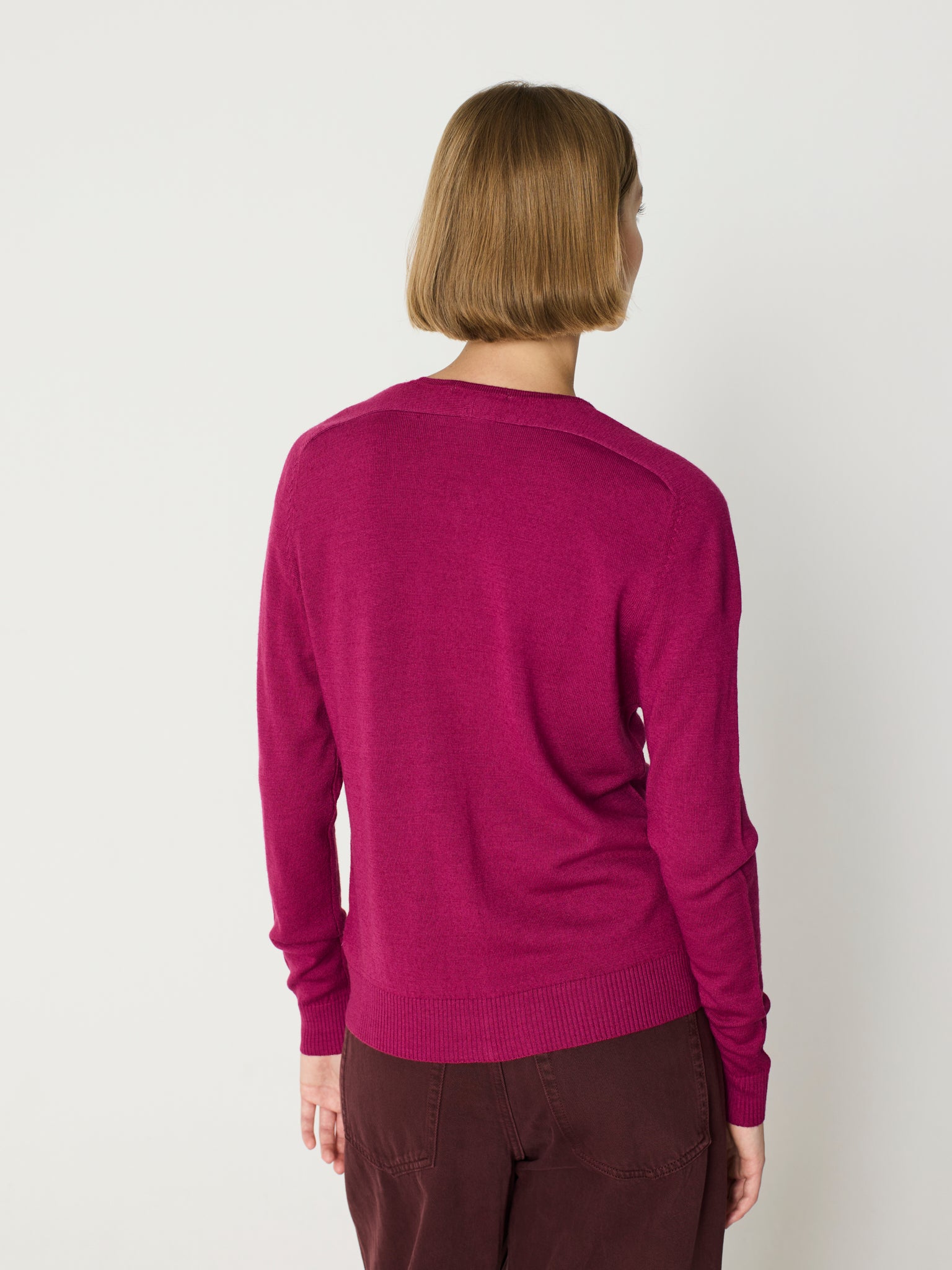 Twinset de cuello redondo