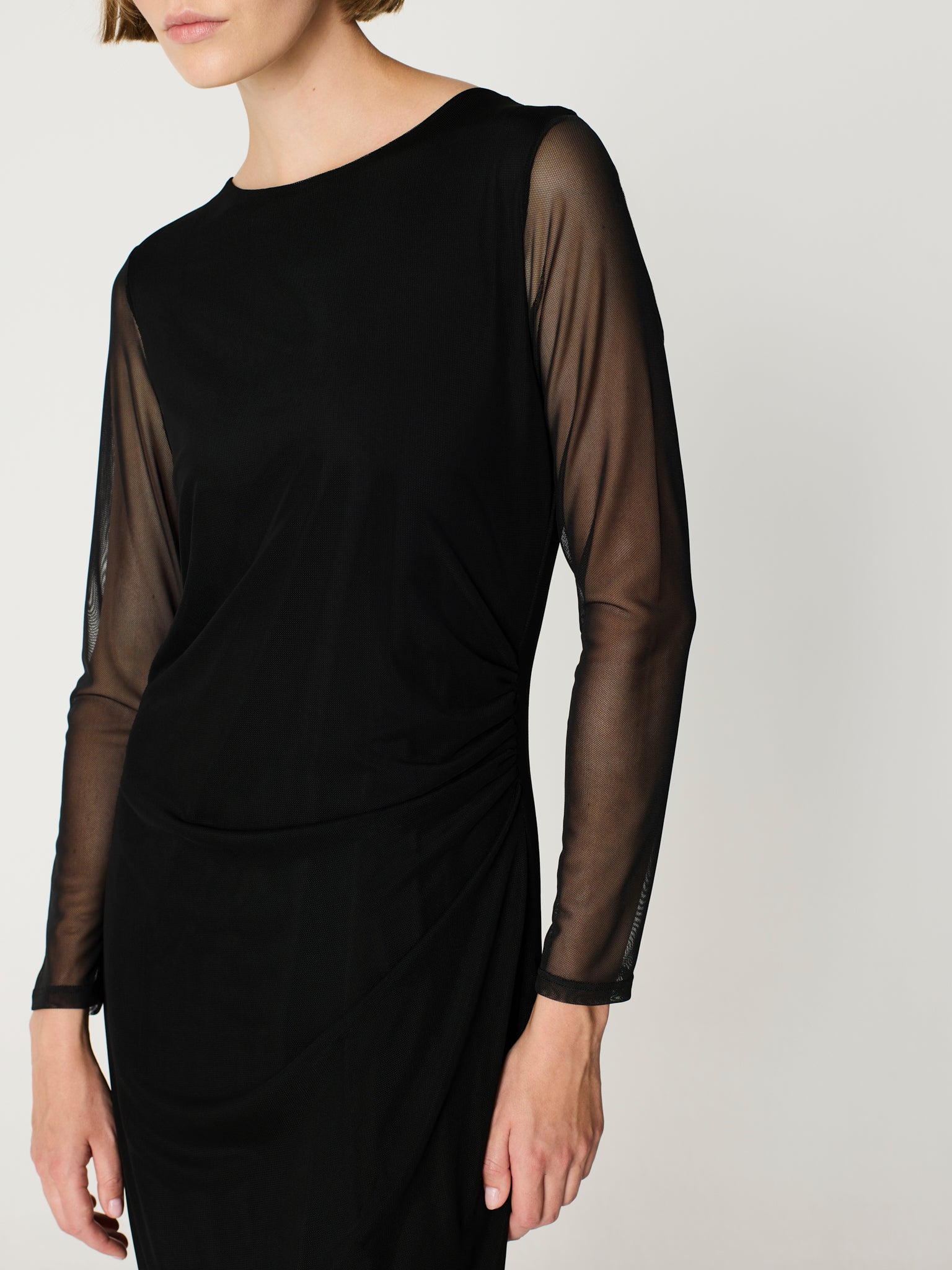 Vestido de tul con frunce