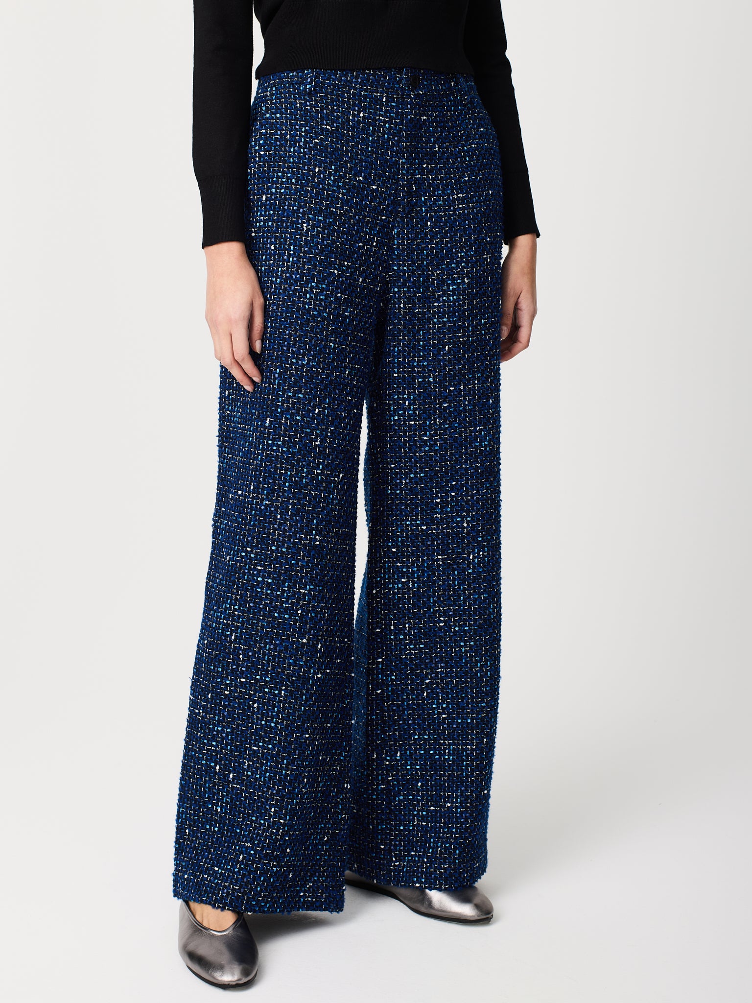 Pantalón ancho con cinturilla