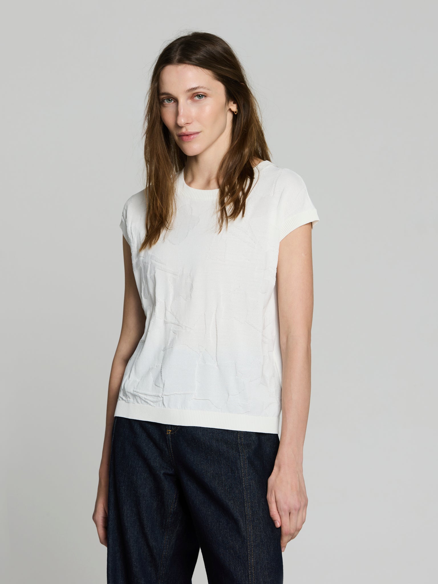 Jersey textura floral