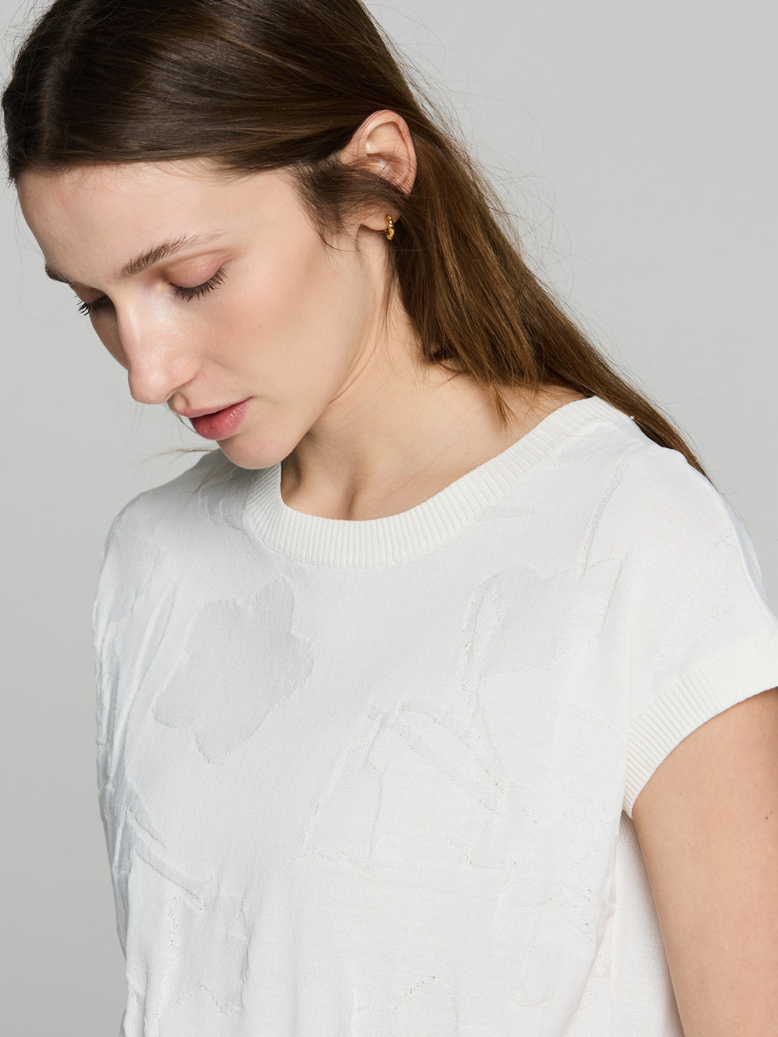 Jersey textura floral