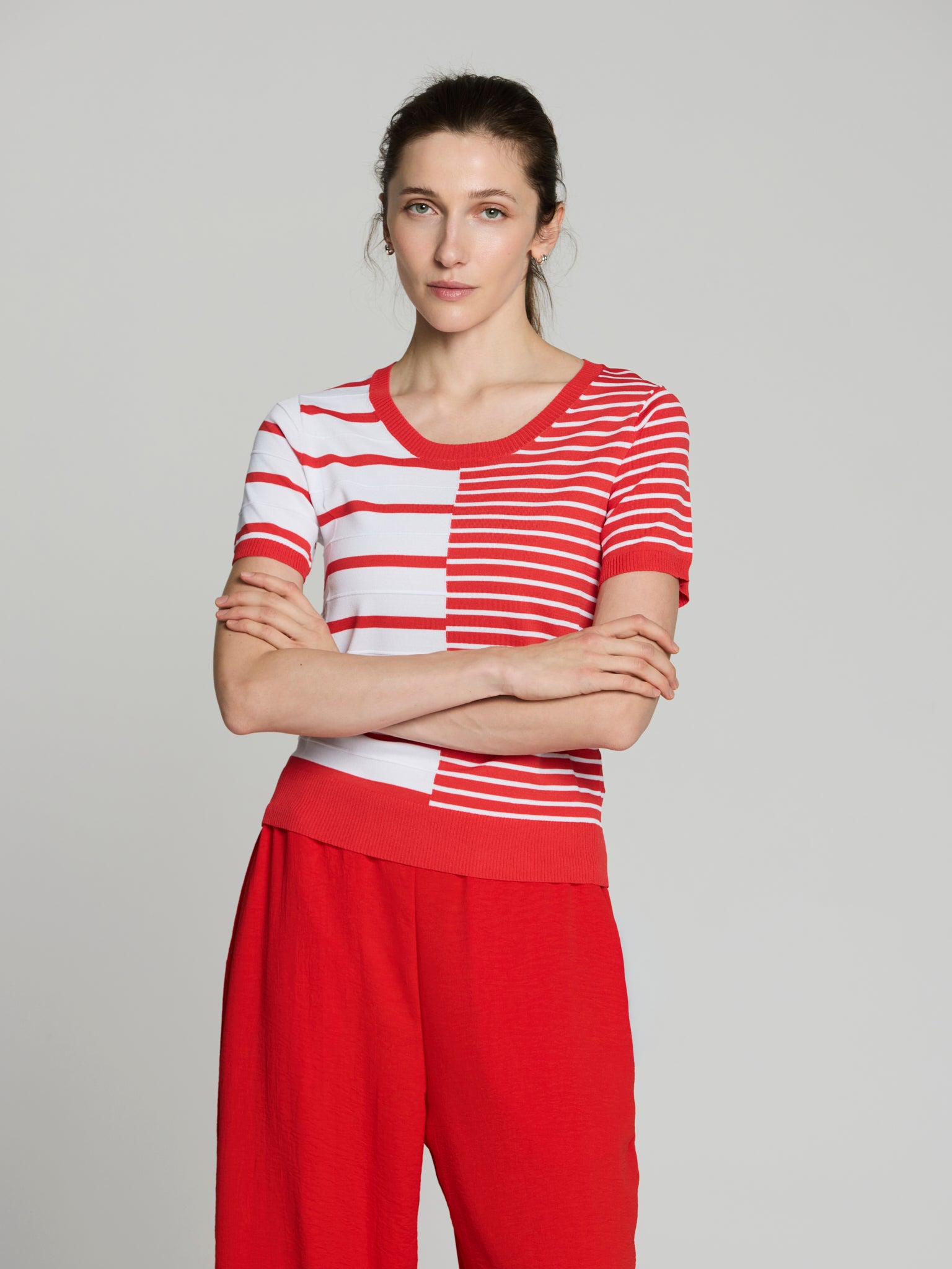 Jersey bicolor nervios