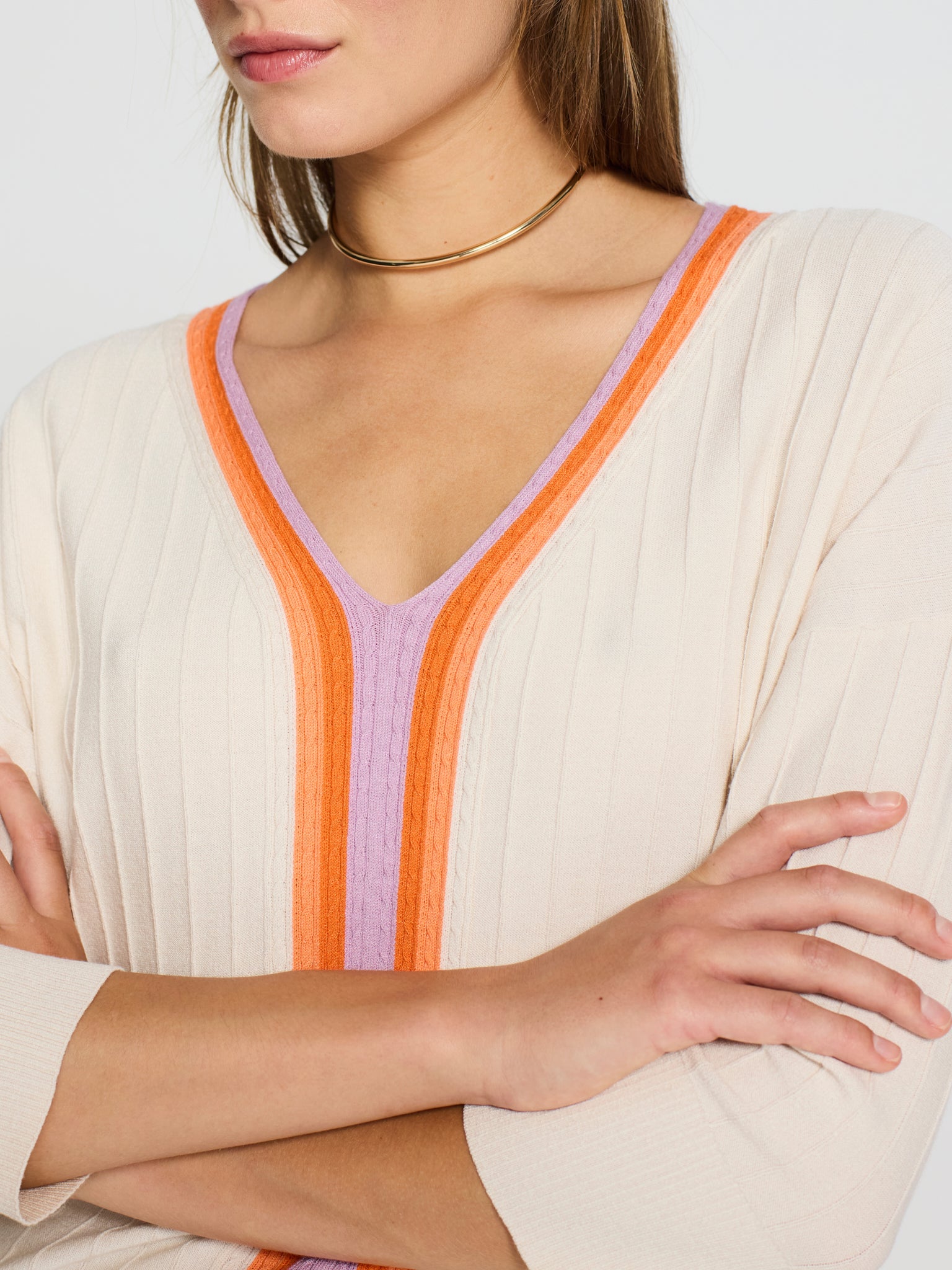 Jersey nervios trenzado