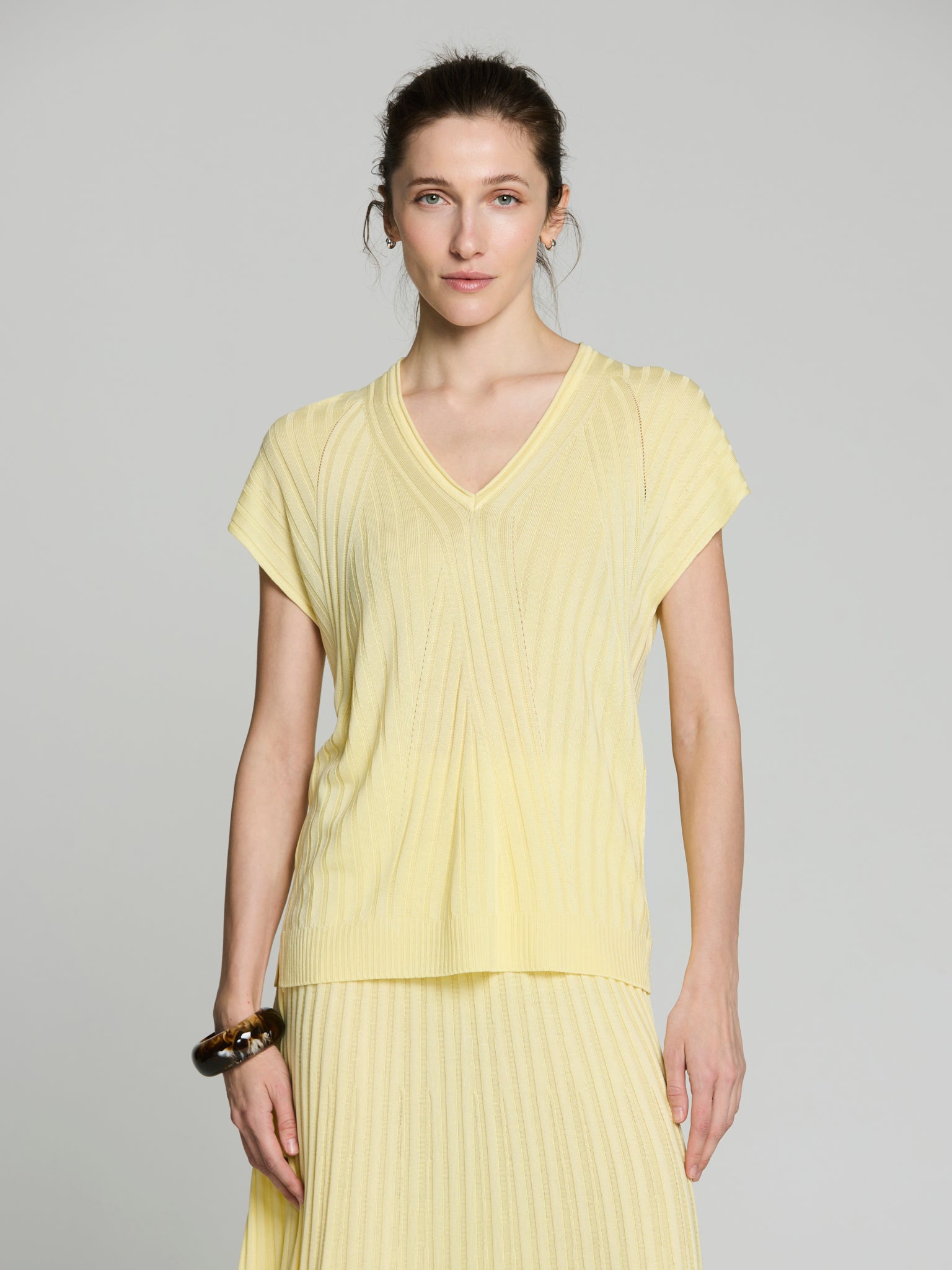 Túnica canalé tencel